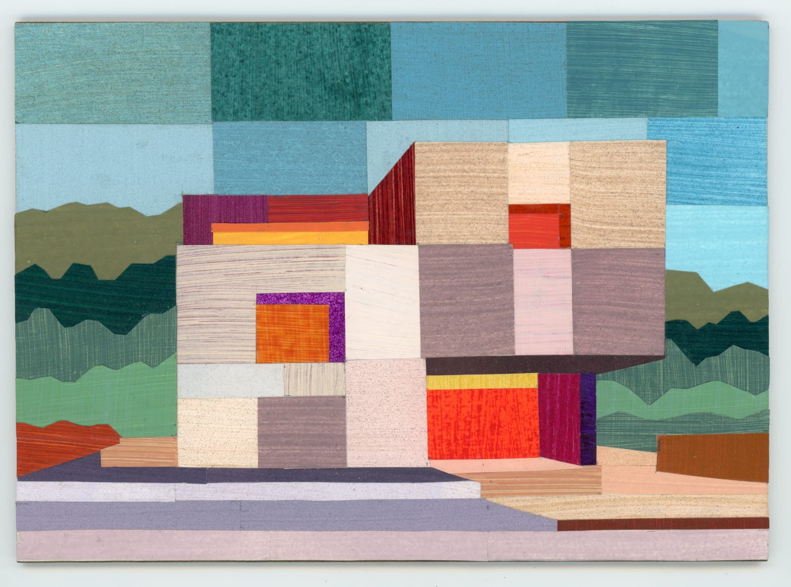 Andy Burgess, Double Cube House II, 2025