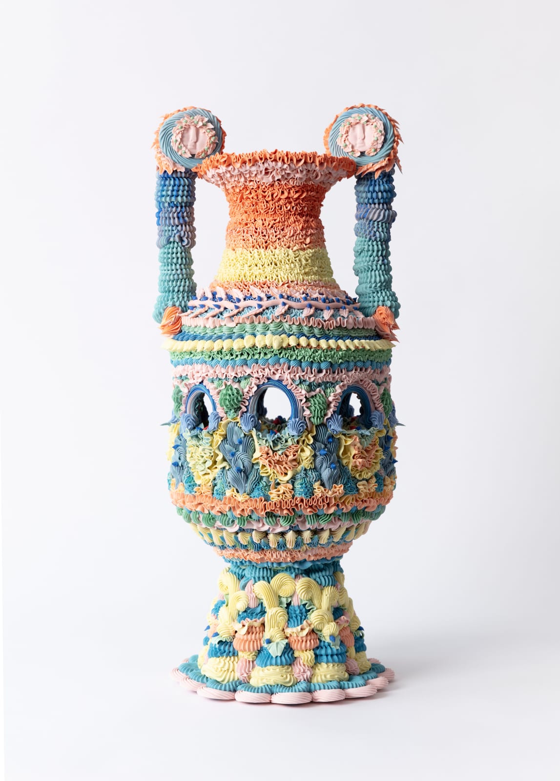 Ebony Russell, Polychrome Volute Krater II, 2025