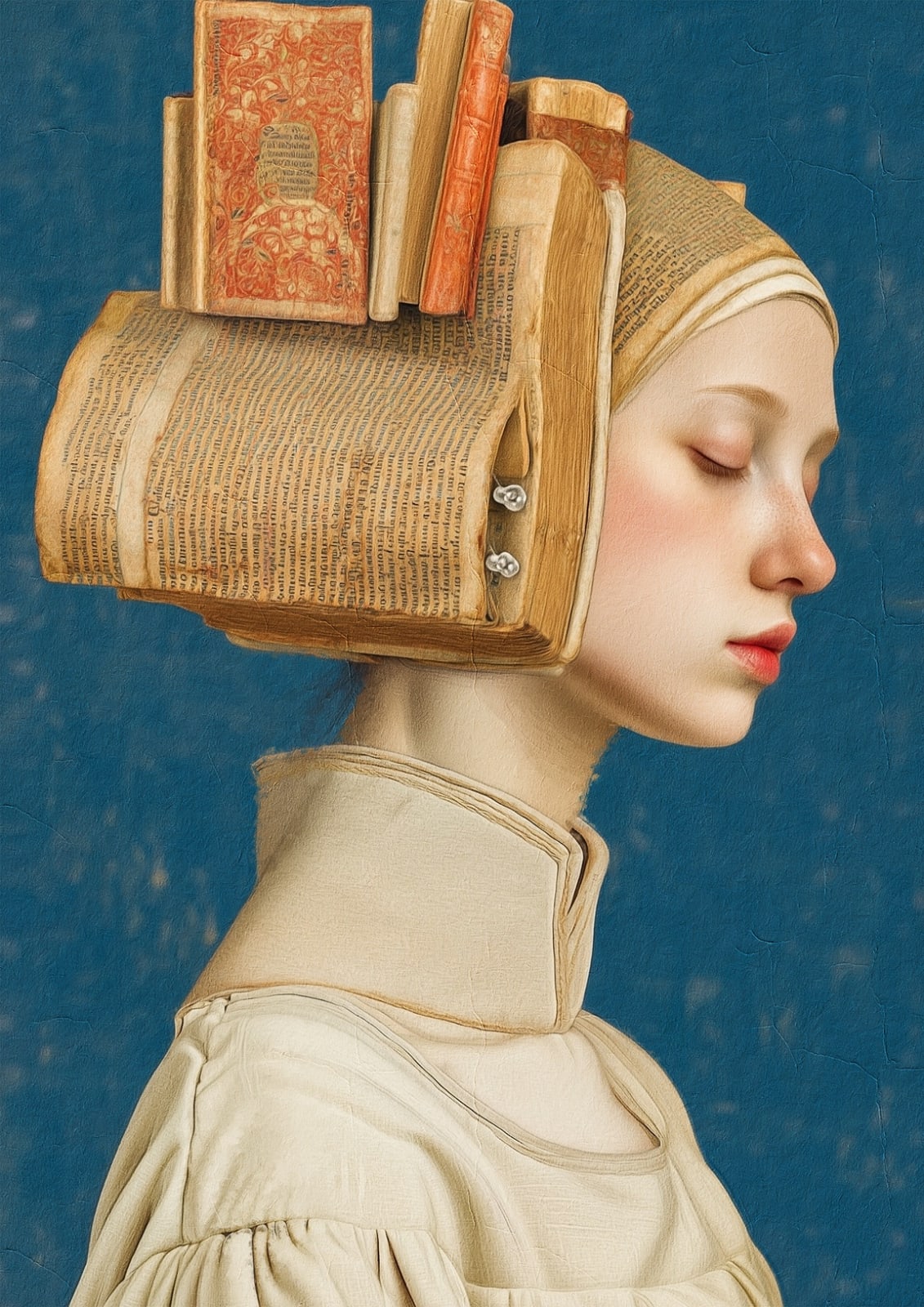 Cristina Schek, The Librarian I, Between The LInes, 2025