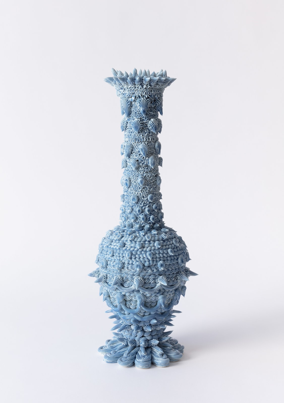 Ebony Russell, Suspiciously Beautiful: Spiky Blue Bottle, 2025