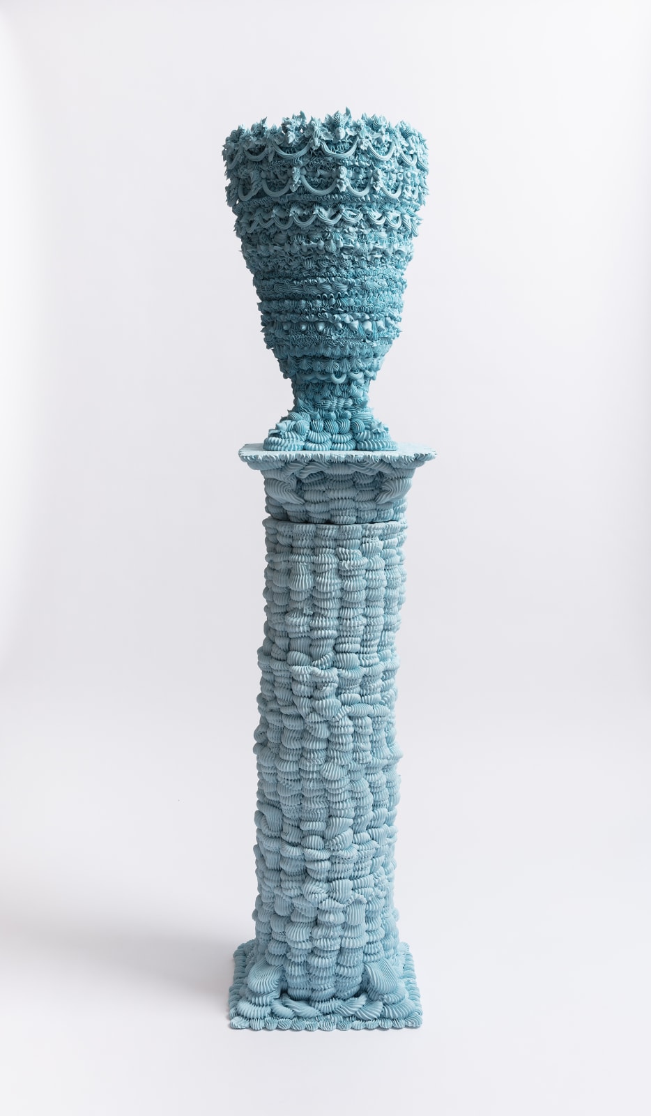 Ebony Russell, Decorative Urn: Blue, 2024