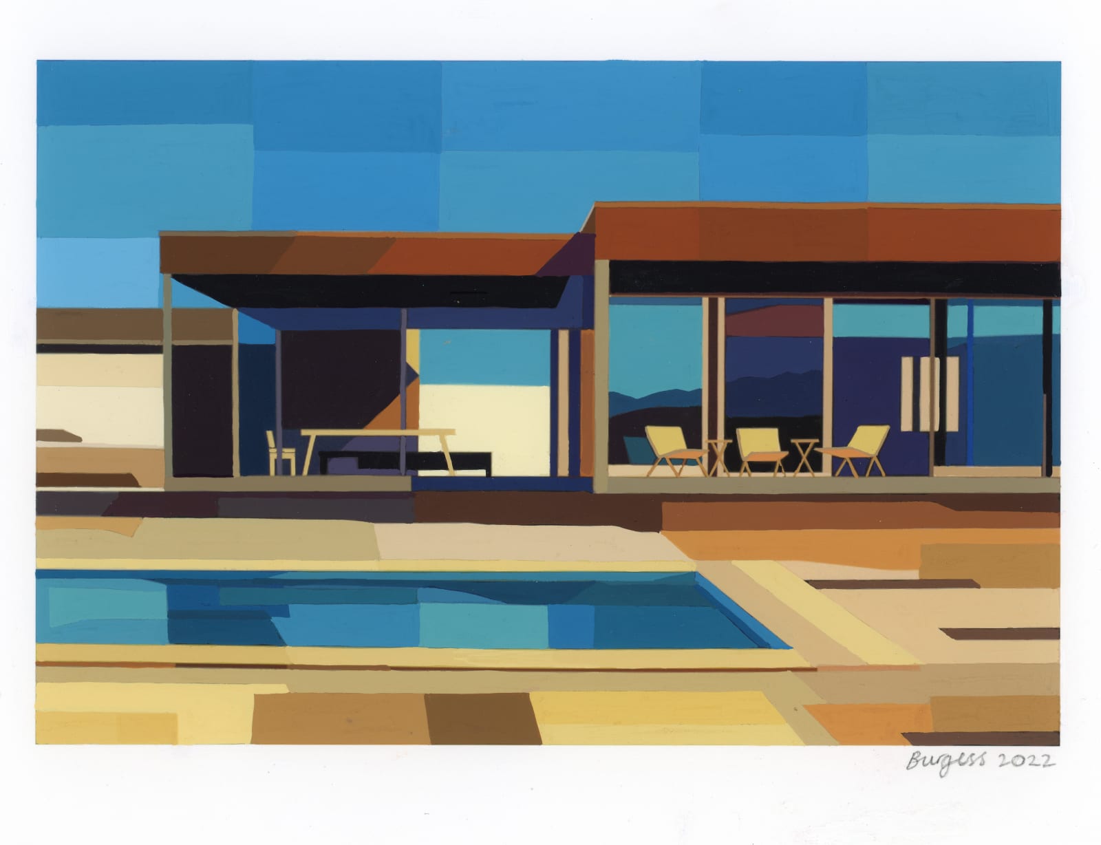 Andy Burgess, Radziner Desert House, 2022