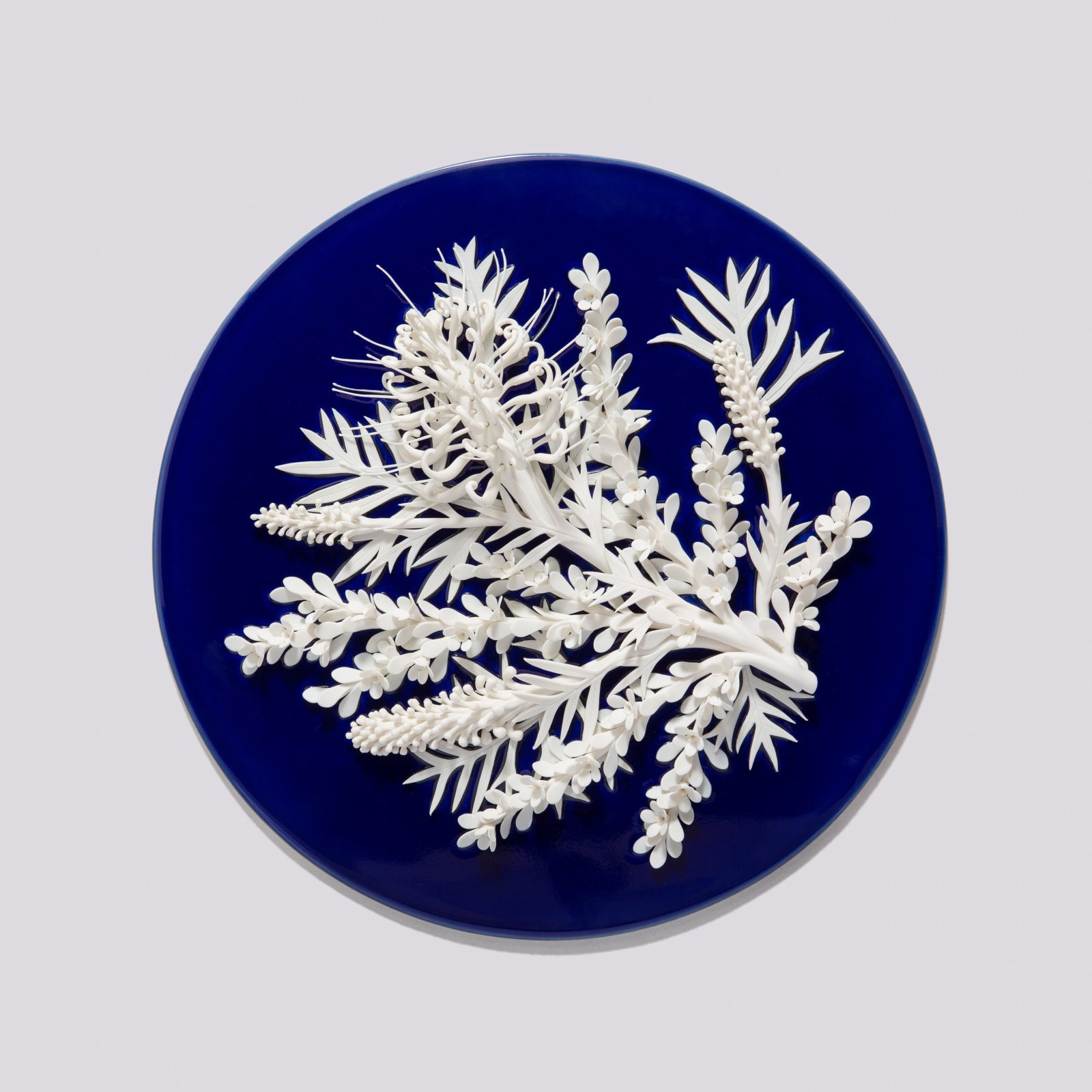 Alice Couttoupes, My Blue China, My Blue Flowers #19, 2018