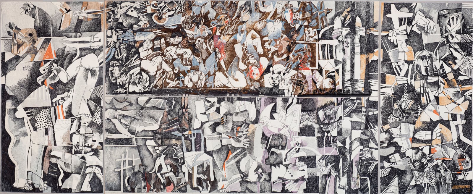 Dia Al-Azzawi, Sabra and Shatila Massacre 1982-1983, 2018