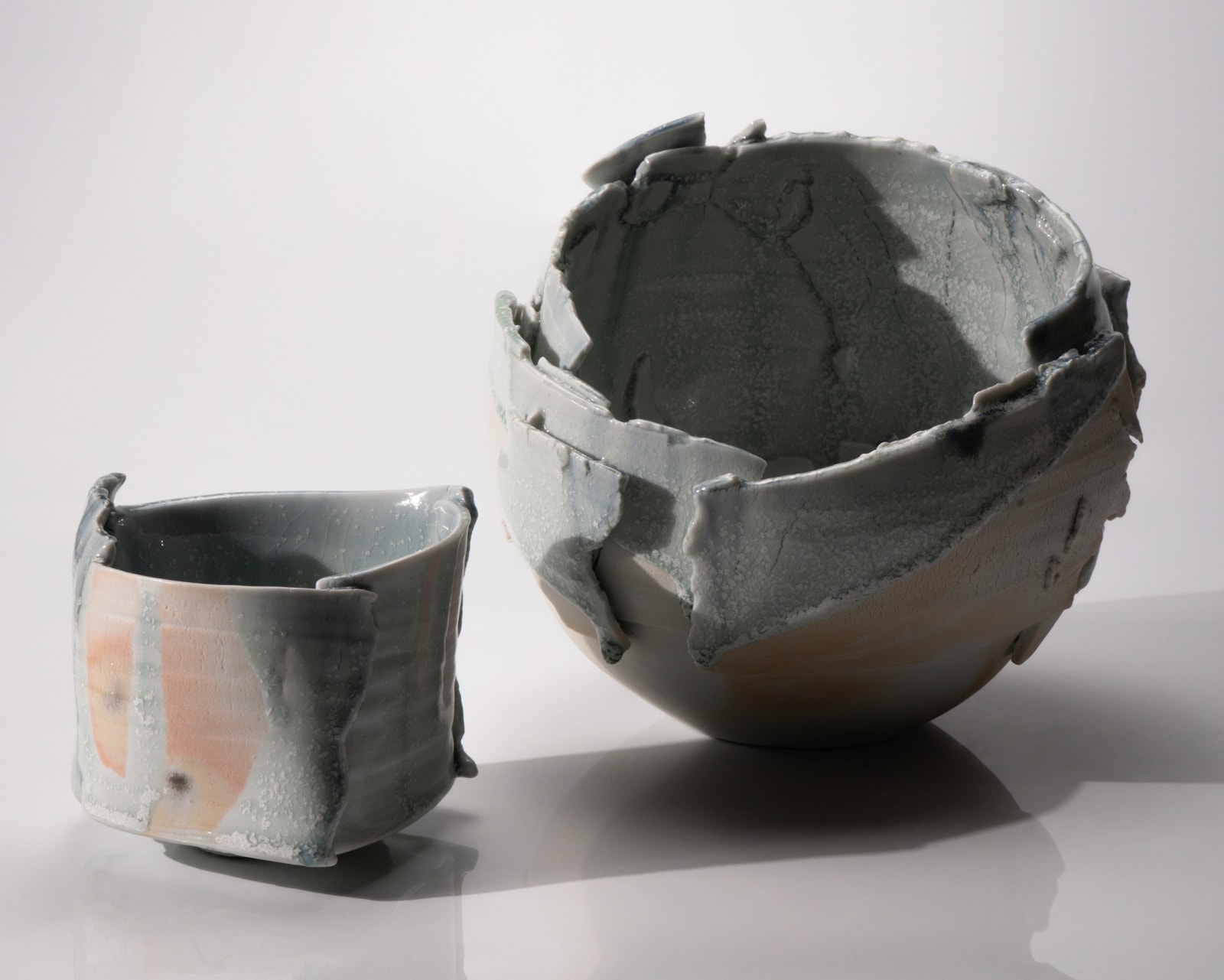 Kato Mami 加藤真美, Tea bowl "Himuro" (Ice House), 2025