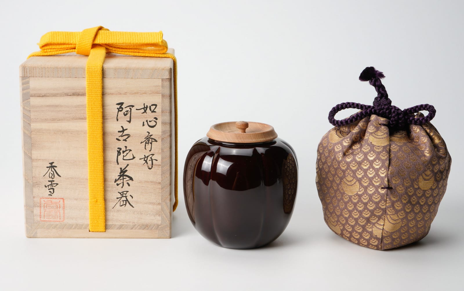 Nakabayashi Kosetsu 中林香雪, Natsume, lacquered container