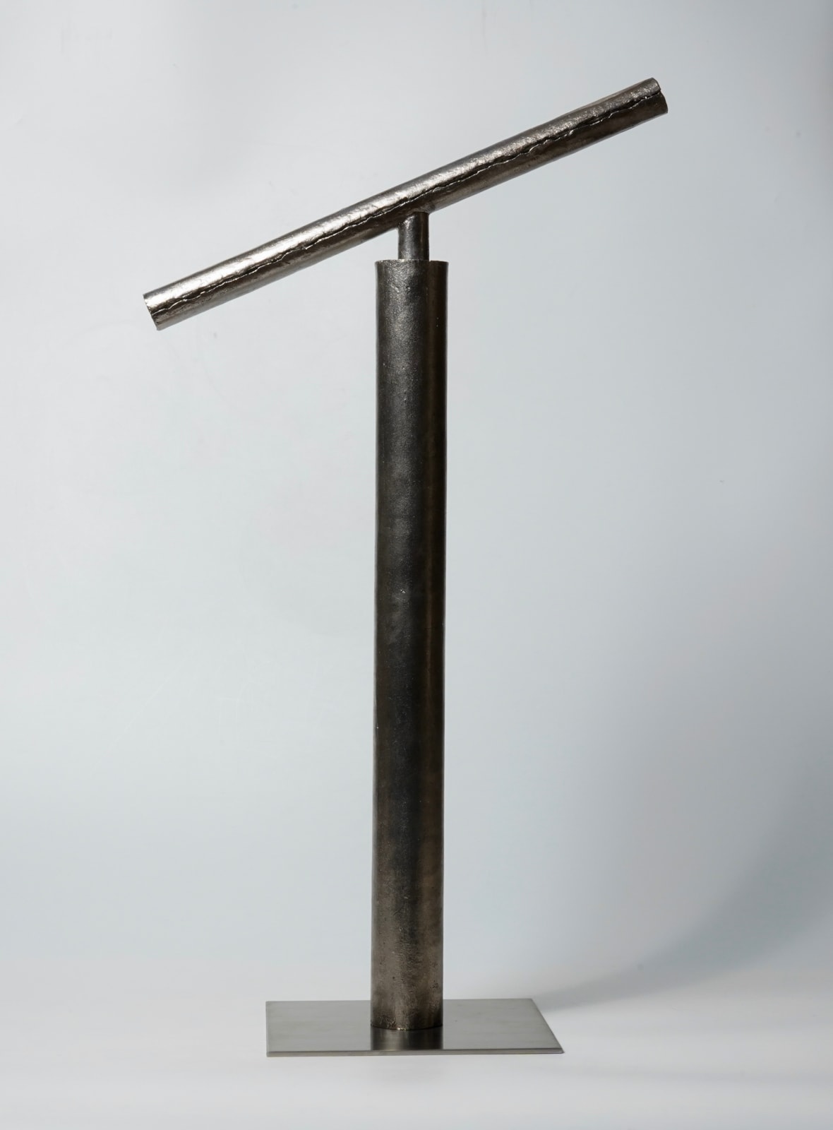 Yamada Hikaru 山田光, Silver-glazed Pipe 銀泥パイプ No.316, 1995