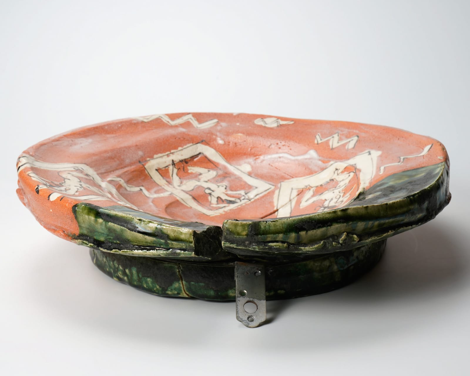 Suzuki Goro 鈴木五郎, Oribe hanging plate