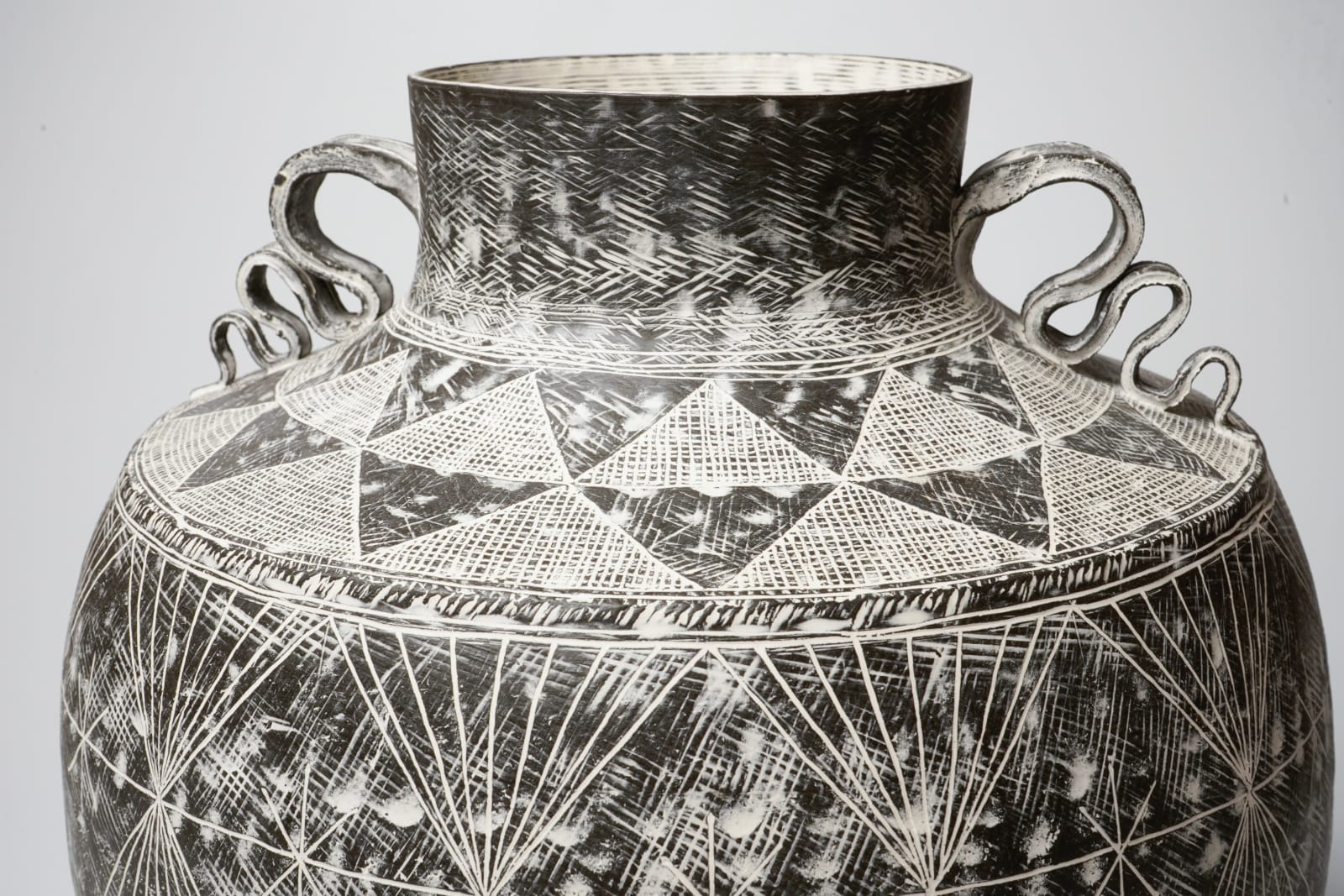 Yasuhara Kimei 安原喜明, Flower Large Vase 花生 炻器