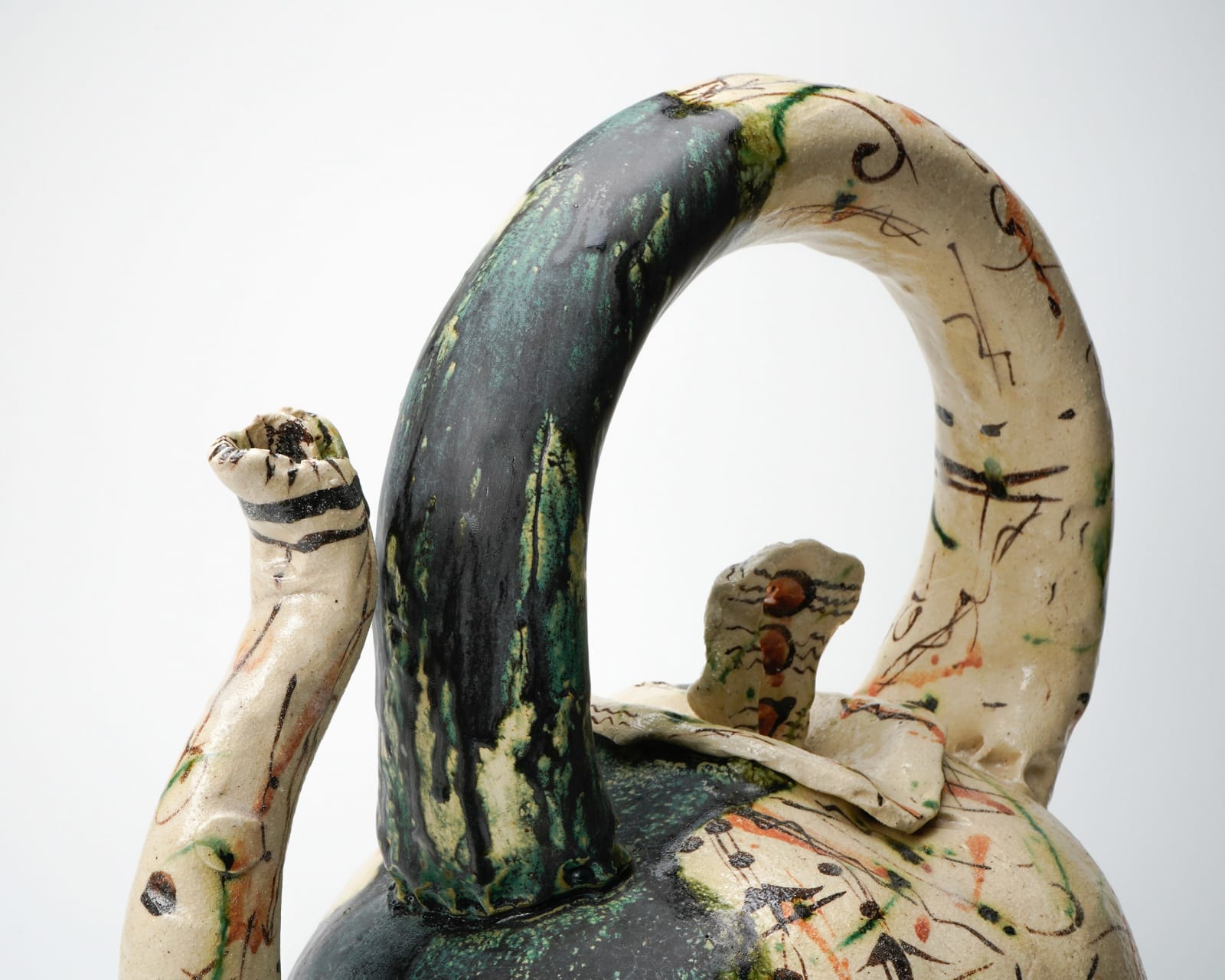 Suzuki Goro 鈴木五郎, Yashichida tea pot 弥七田土瓶