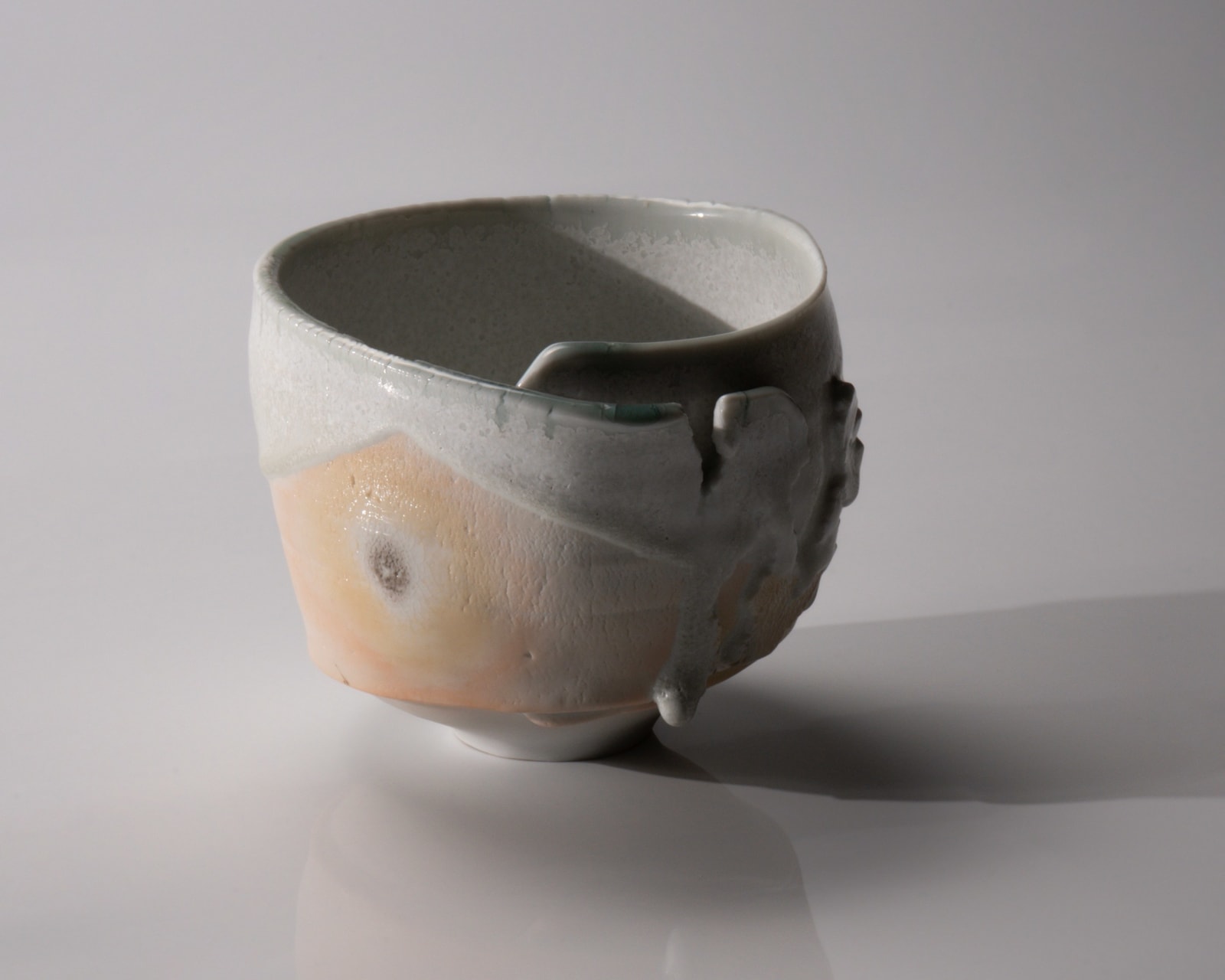Kato Mami 加藤真美, Frost glazed white tea bowl (white), 2025
