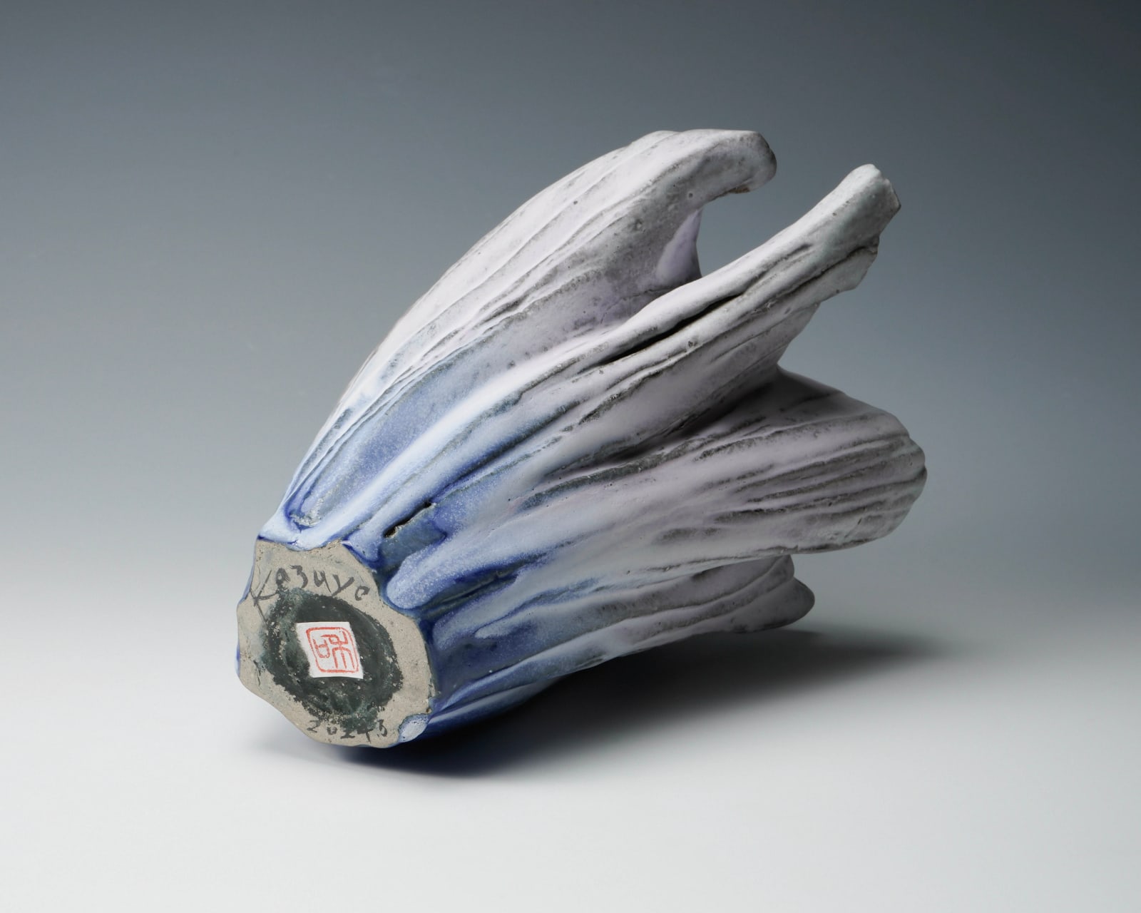 Hiruma Kazuyo 昼馬和代, No. 8 "Windswept Passage" Flower Vessel A 花器 颯然, 2024