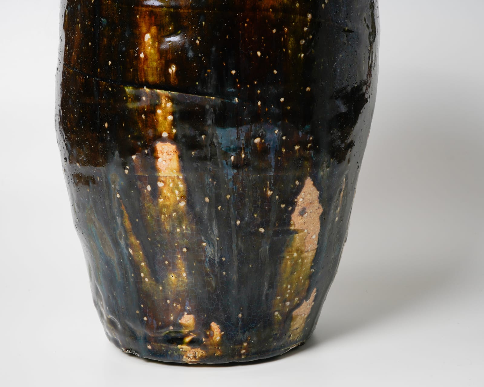 Koie Ryoji 鯉江 良二, Large Oribe jar オリベ大壷