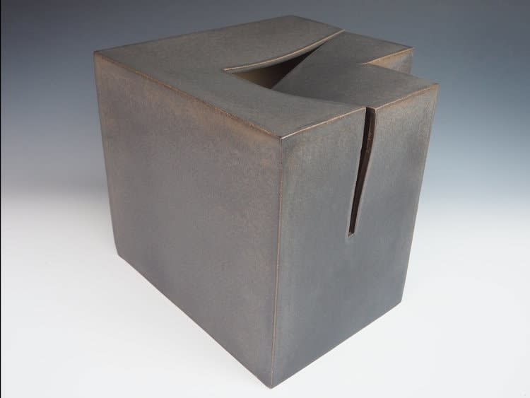 Kiyomizu Rokubei VIII 八代清水六兵衛, Sculpture Cube, 1987 | Dai 