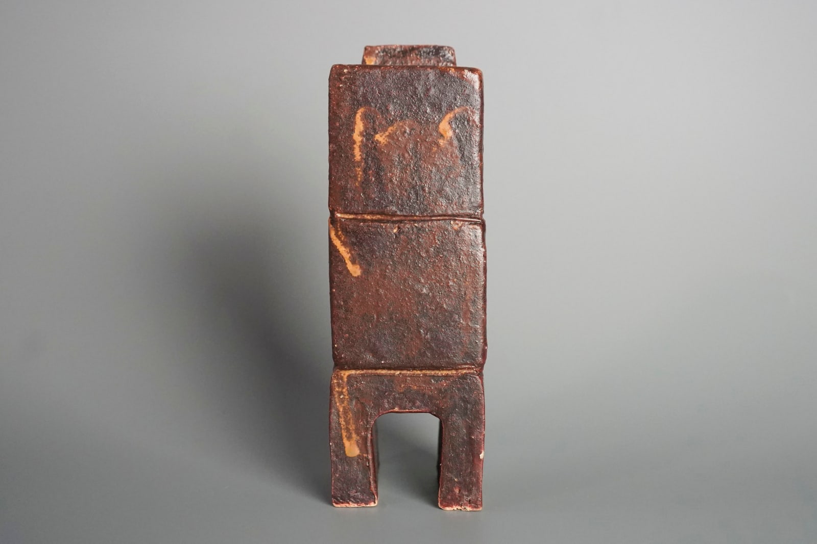 Kumakura Junkichi 熊倉順吉, Irabo Glazed Clay Statue 伊羅保釉 泥像, 1960s