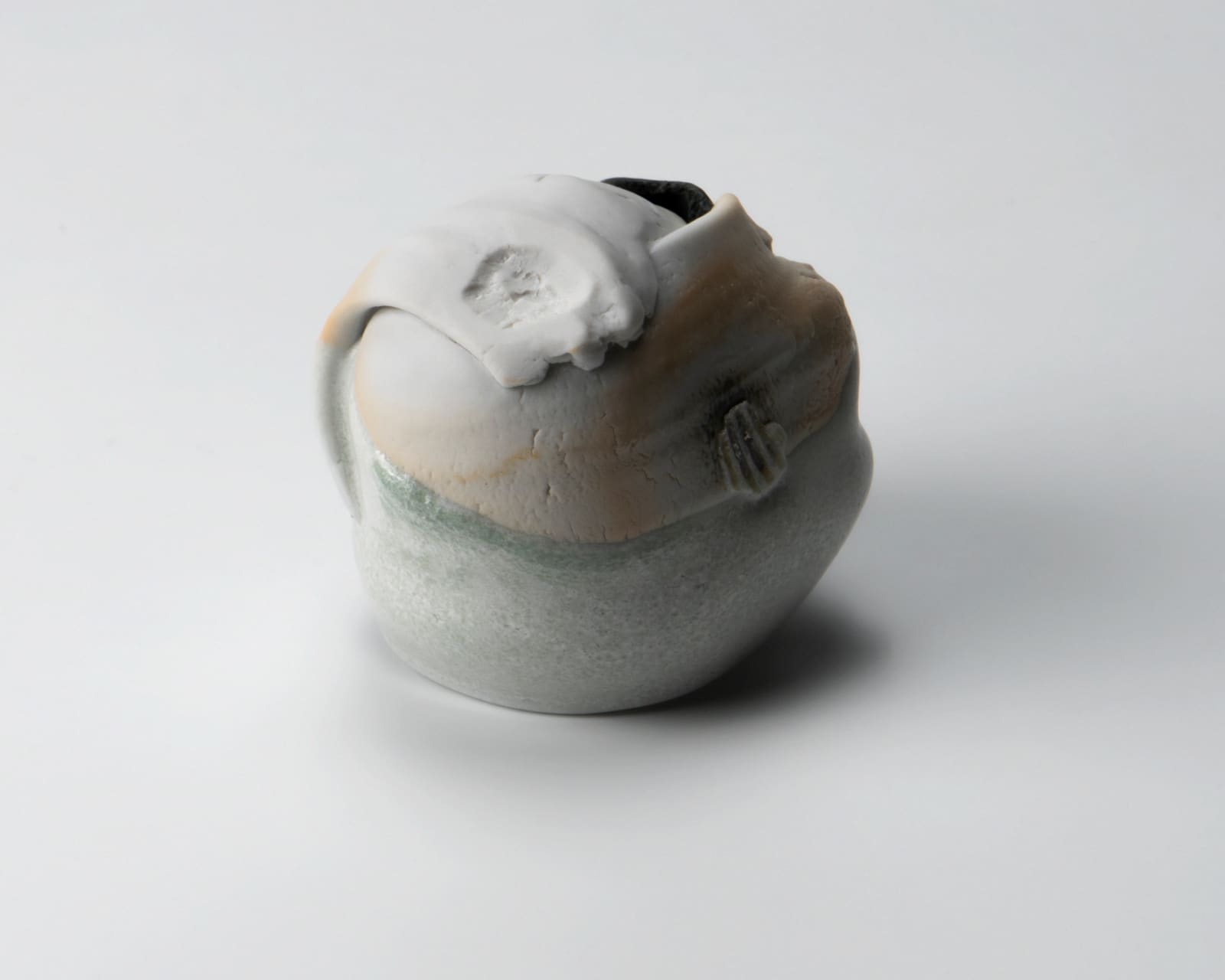 Kato Mami 加藤真美, Frost glazed sake cup 1, 2025