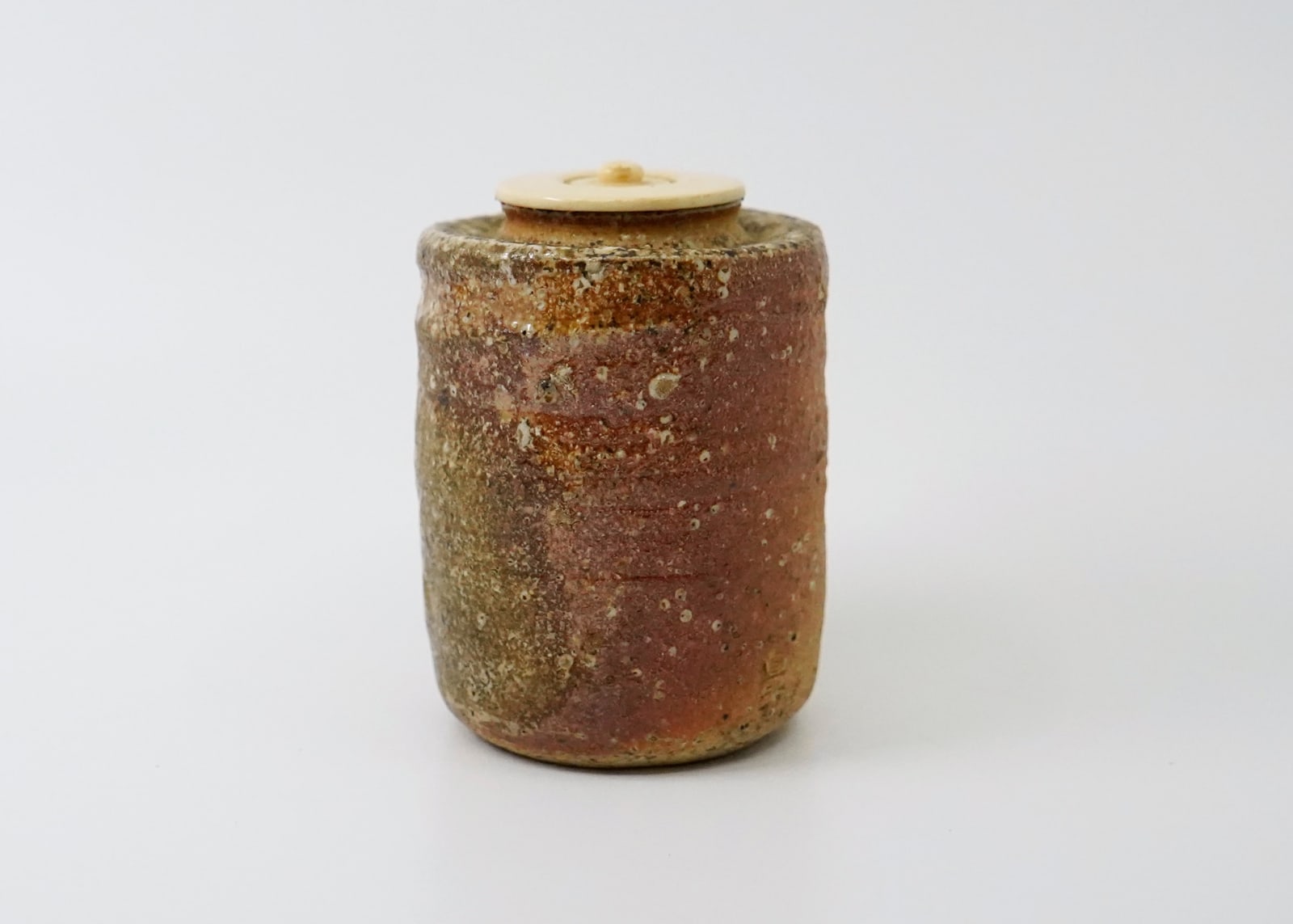 UEDA Naokata Ⅴ 五代 上田直方, Shigaraki Tea Caddy 信楽茶入