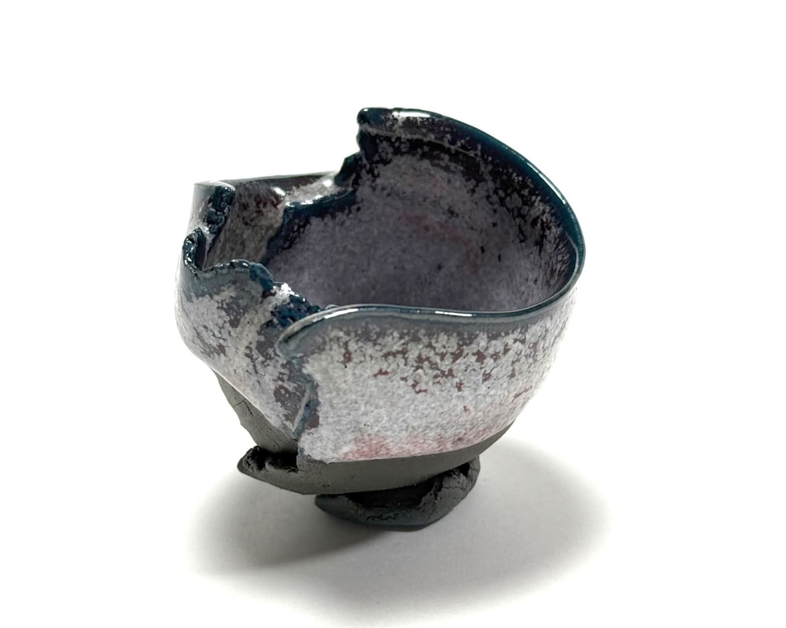 Kato Mami 加藤真美, Frost glazed sake cup 4, 2025