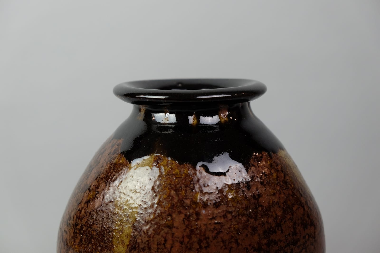 Murata Gen 村田 元, Glazed Jar 扁壺, 1970s