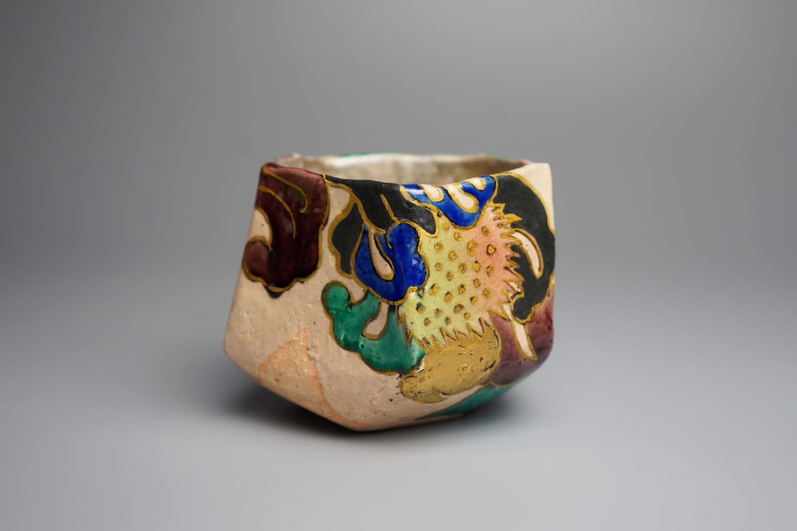 Nakamura Takuo 中村 卓夫, Square Teabowl 角々碗, 2010s