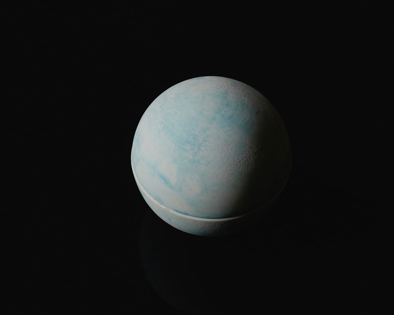 Terauchi Shinji 寺内信二, No.4 Small covered spherical bowl "Asteroid" 小惑星 珠型珍味, 2024