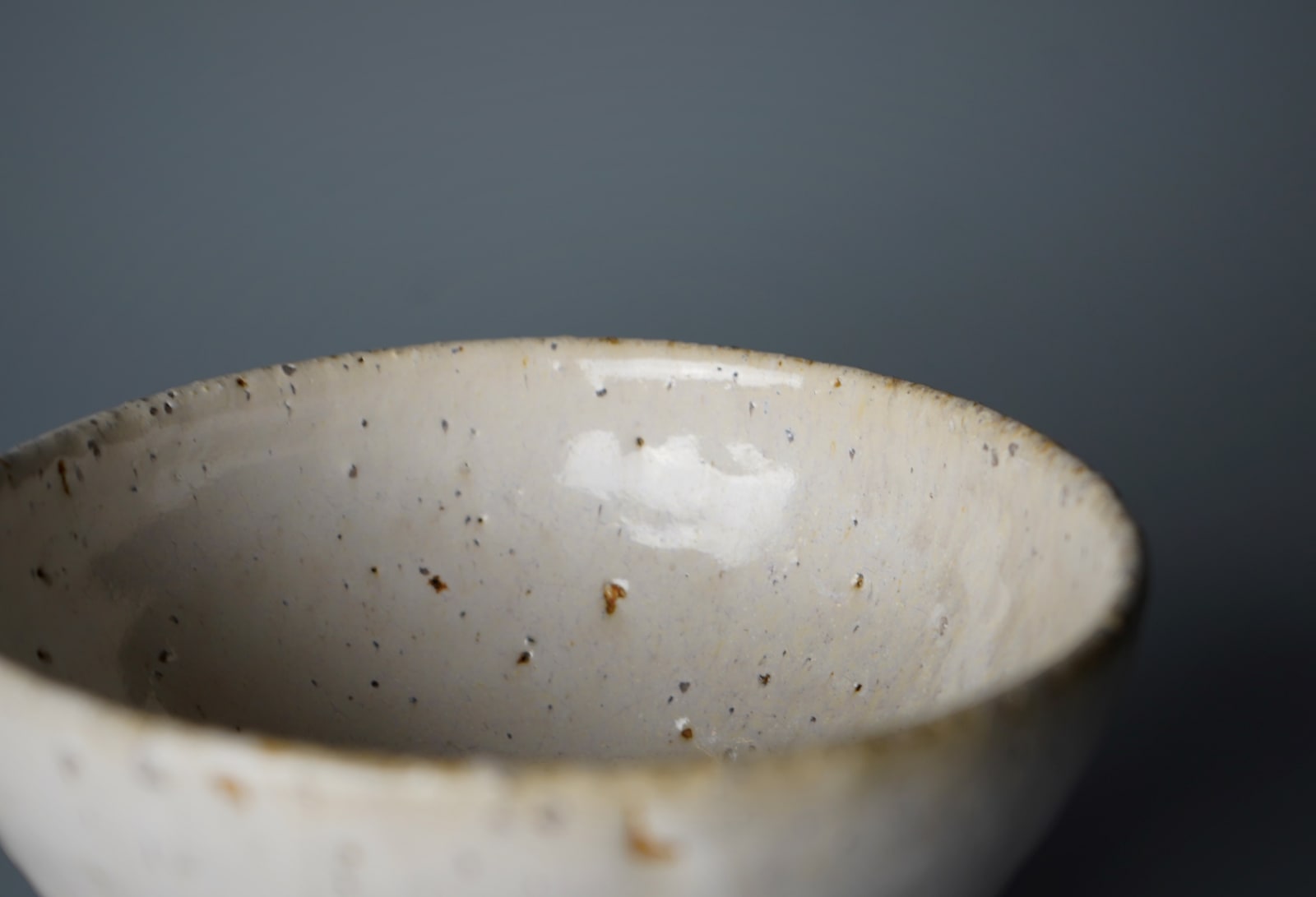 Kawakita Handeishi 川喜田半泥子, Teabowl 茶碗　Authenticated by Kato Tokuro