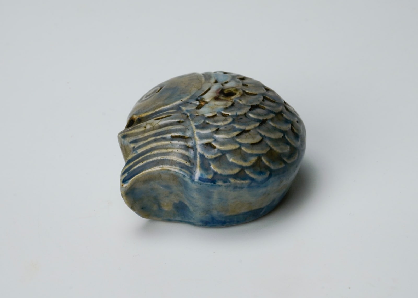 Water dropper in the shape of a fish, Late 19th century