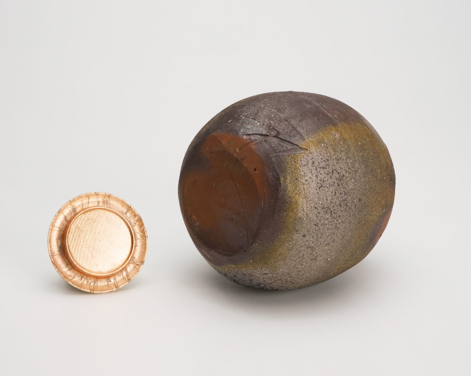 Fujiwara Yu 藤原雄, Bizen tea caddy