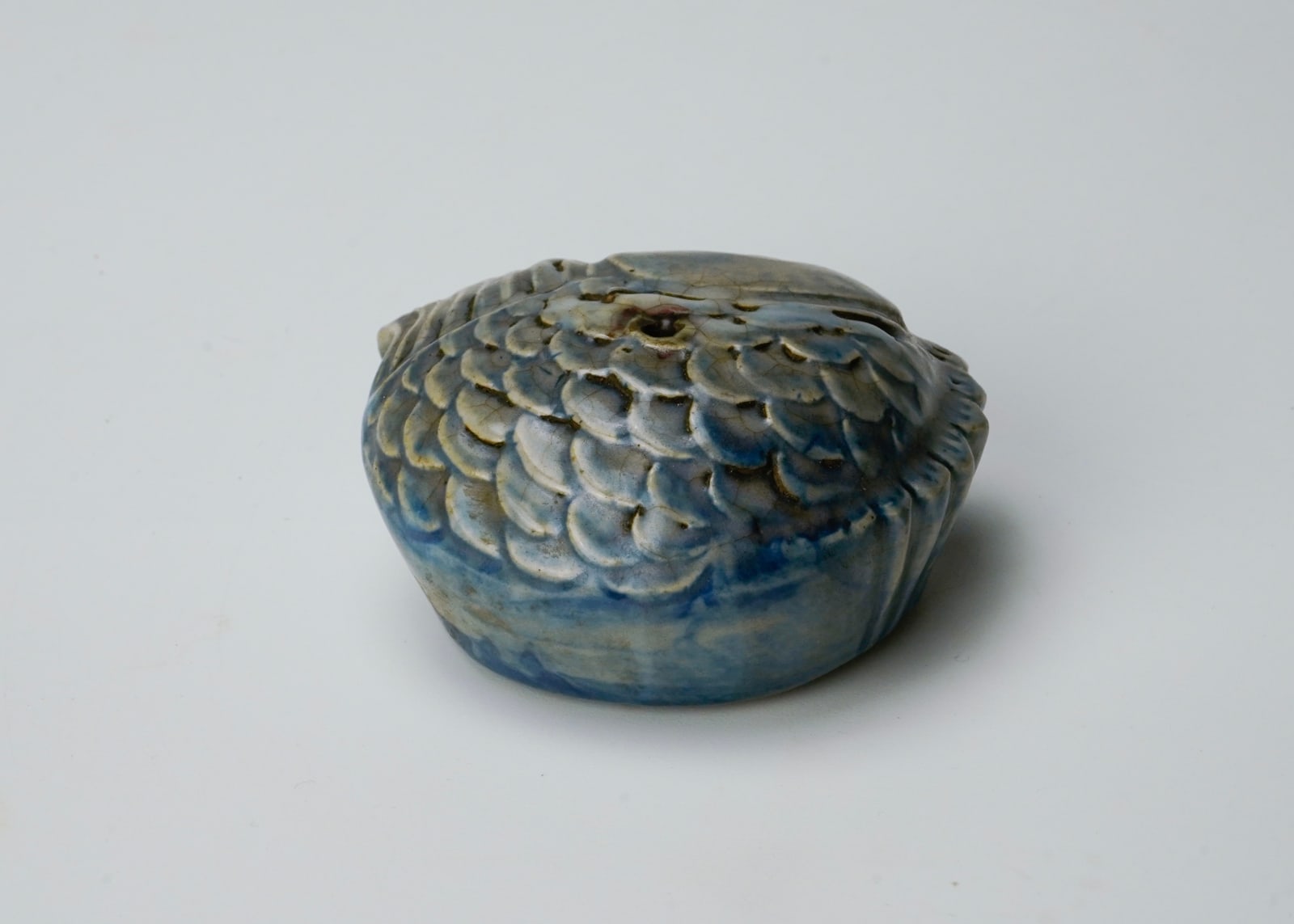 Water dropper in the shape of a fish, Late 19th century