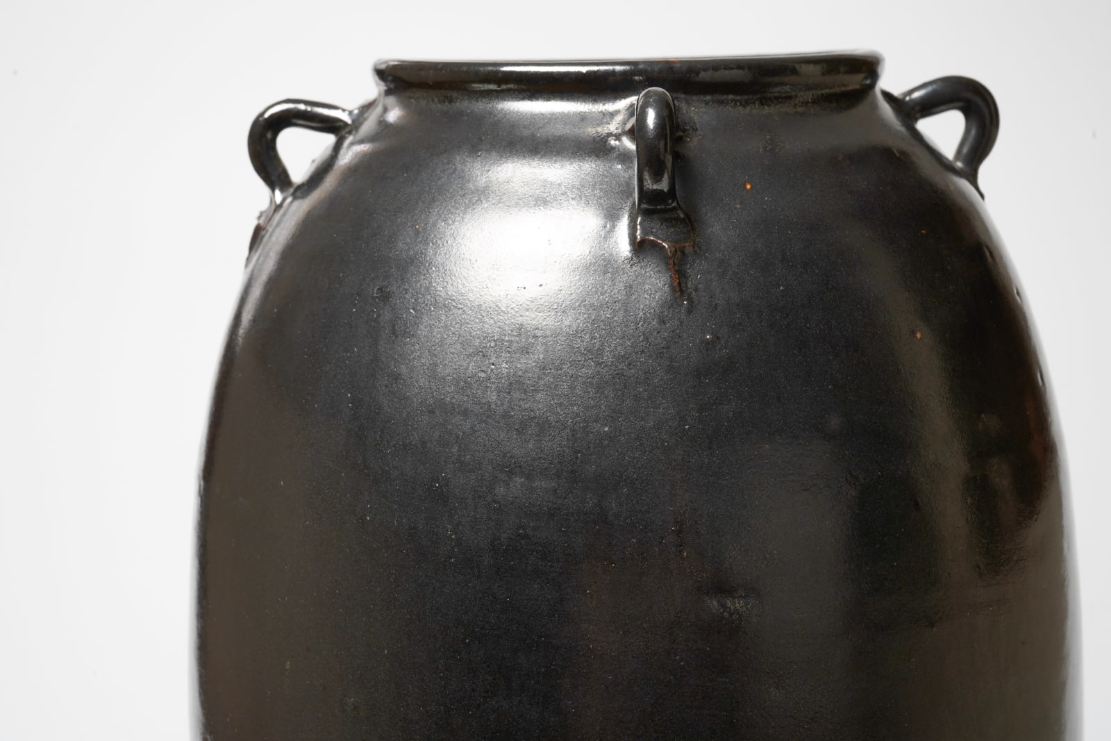 KOBAYASHI Togo 小林東五, Black Glazed Square Jar黒釉四方壷