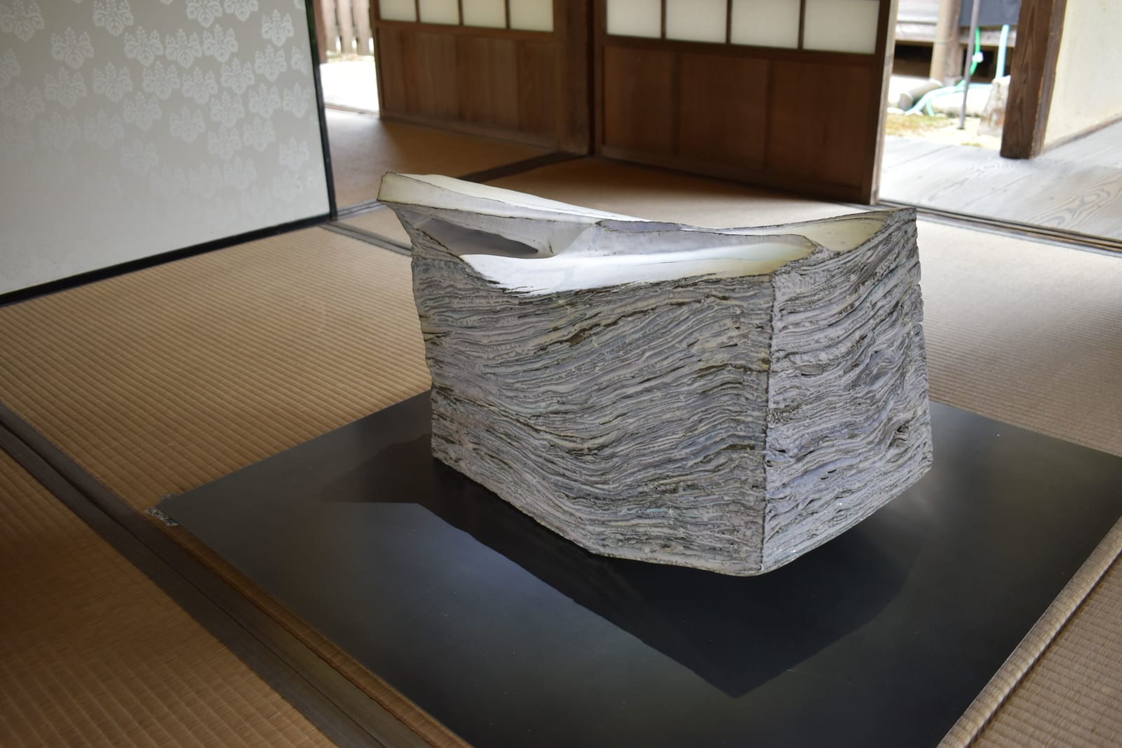 Hiruma Kazuyo 昼馬和代, The Brilliance of Wind Silver Ⅰ 風銀を刻む I, 2017