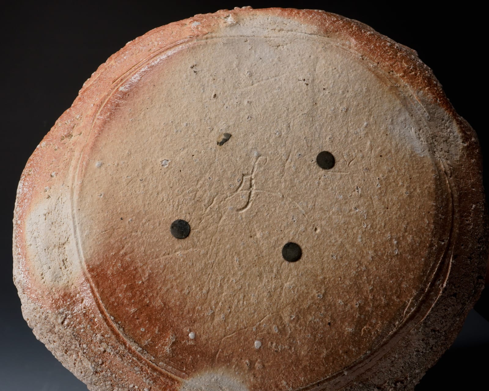 Kohara Yasuhiro 小原康裕, Shigaraki Basket with Handle 2 信楽手鉢, 2020