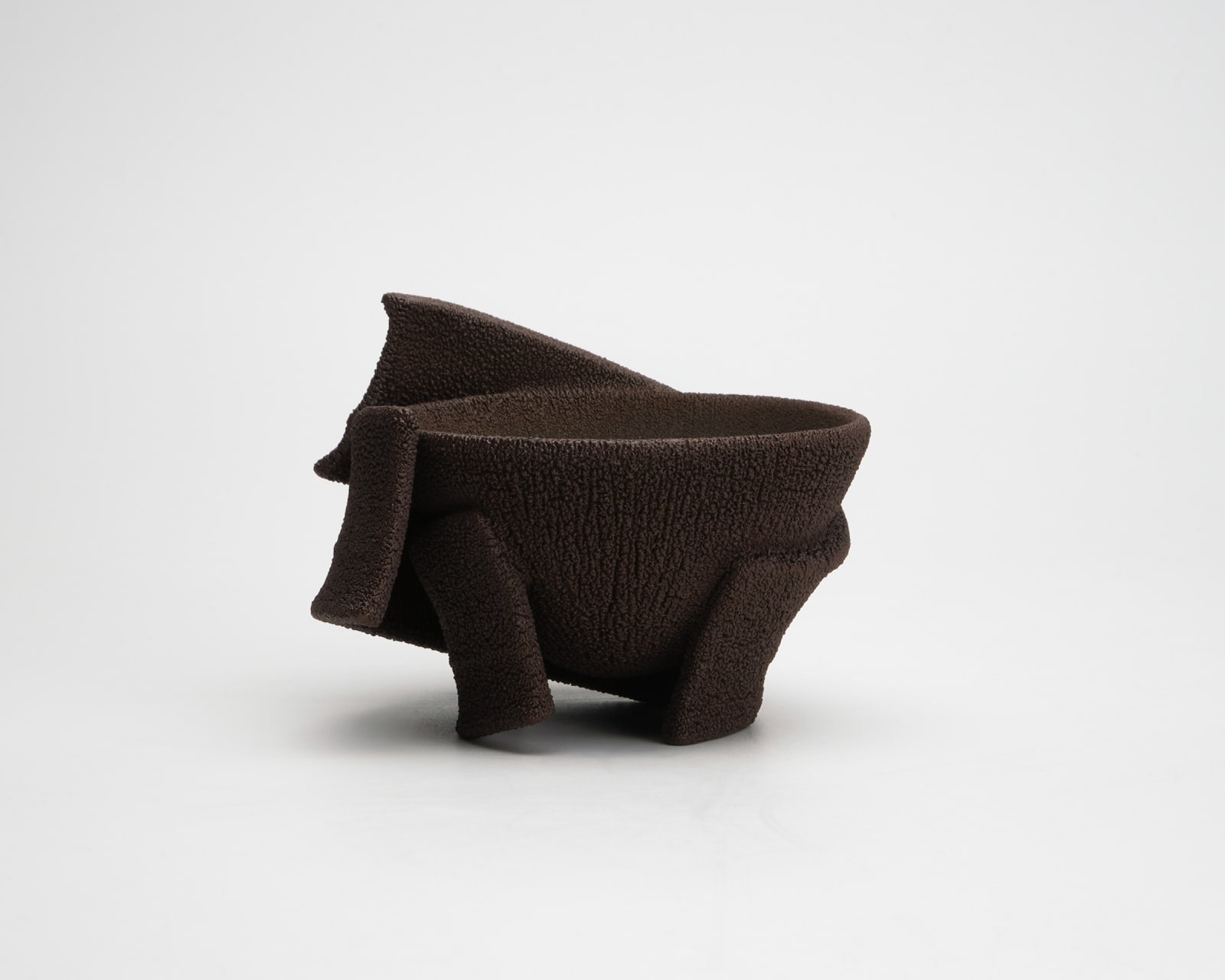 Matsutani Fumio 松谷文生, No.6 Kachi Kei (Brown) Sake cup, 2025