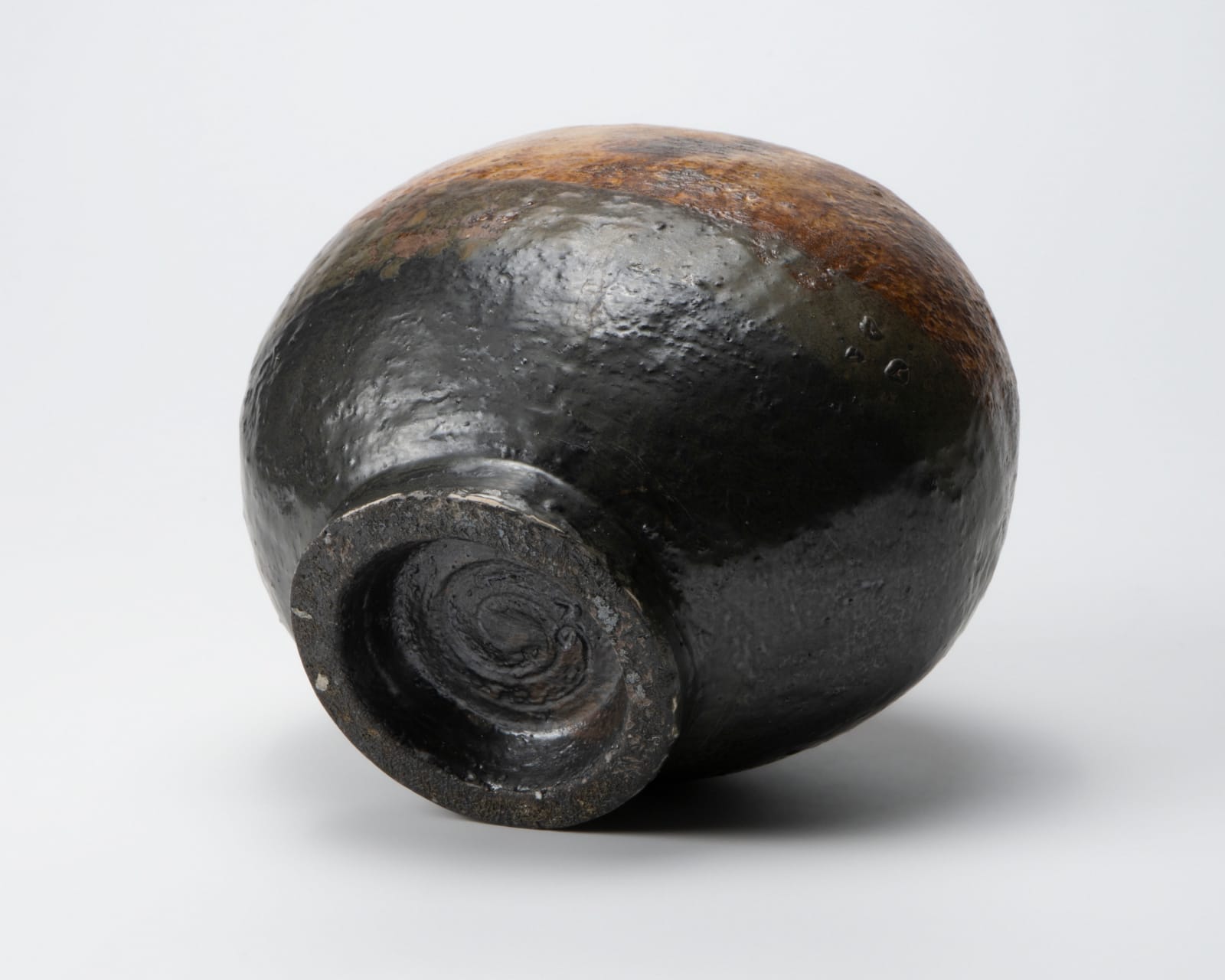 Kikuchi Katsu 菊池克, Flat vase with double glaze, 2024