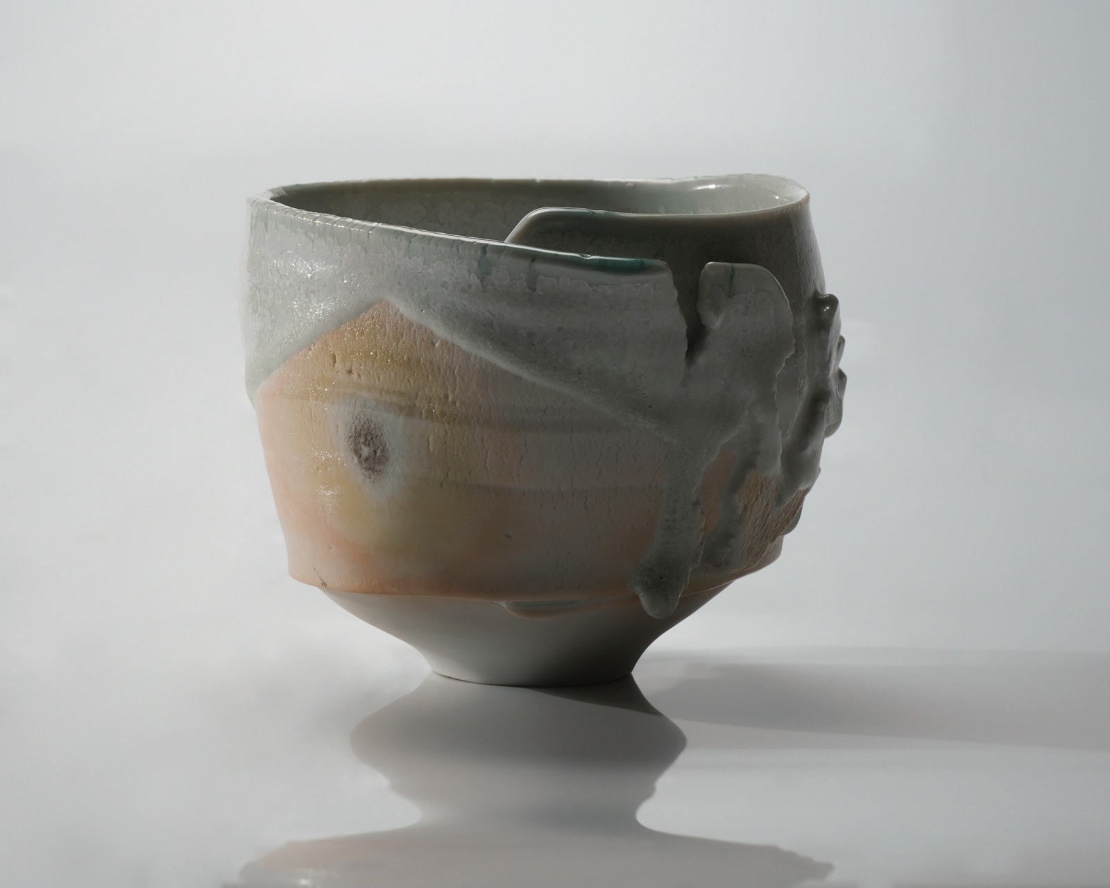 Kato Mami 加藤真美, Frost glazed white tea bowl (white), 2025