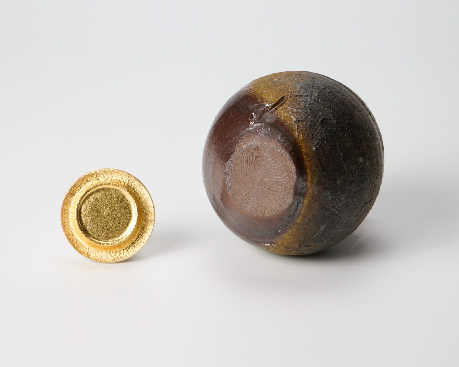 Fujiwara Yu 藤原雄, Bizen tea caddy