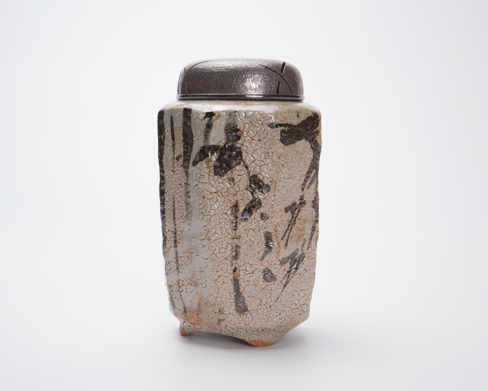Nishioka Koju 西岡小十, E Karatsu faceted incense burner