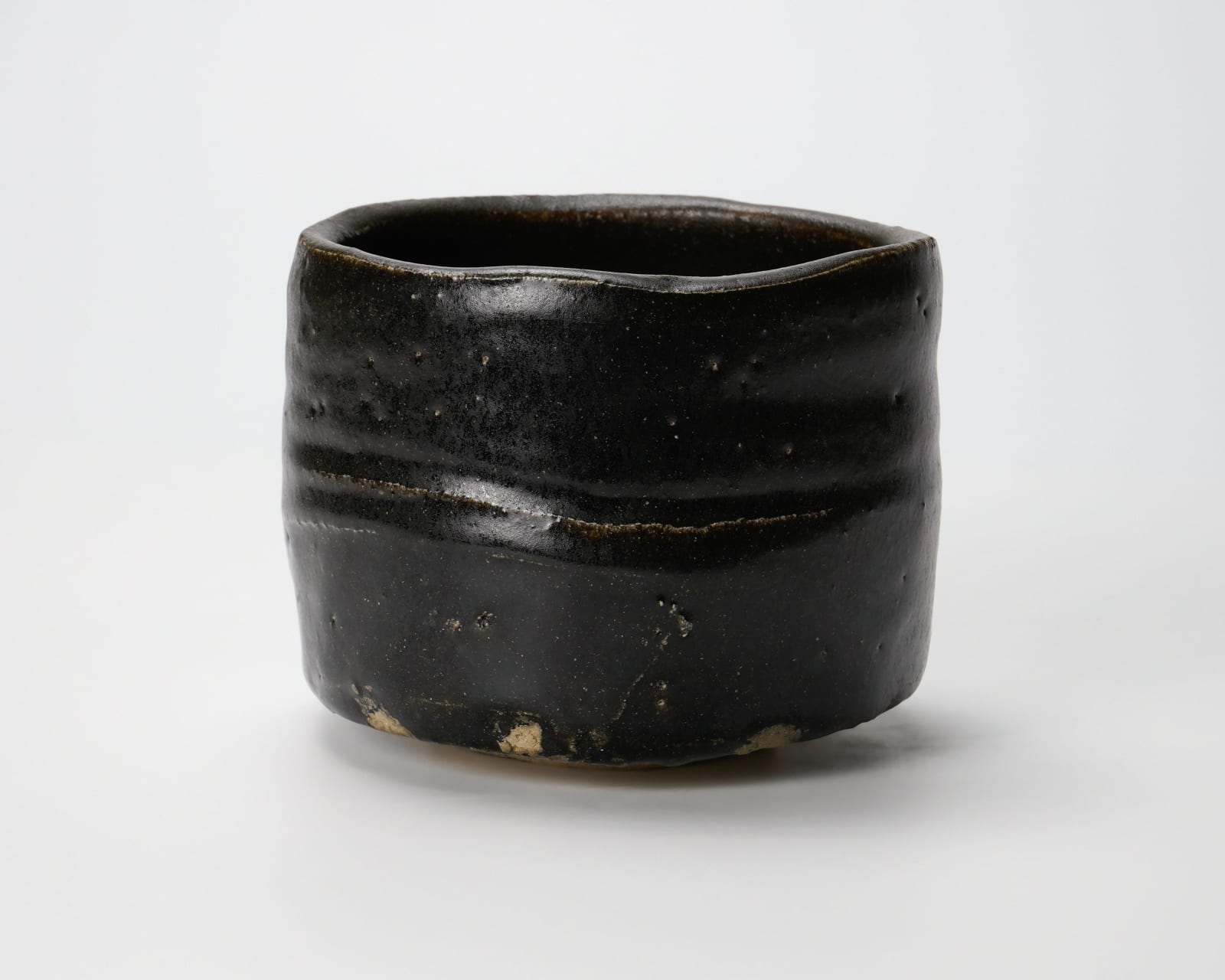 KISHIMOTO Kennin 岸本謙仁, Seto black tea bowl 瀬戸黒茶碗