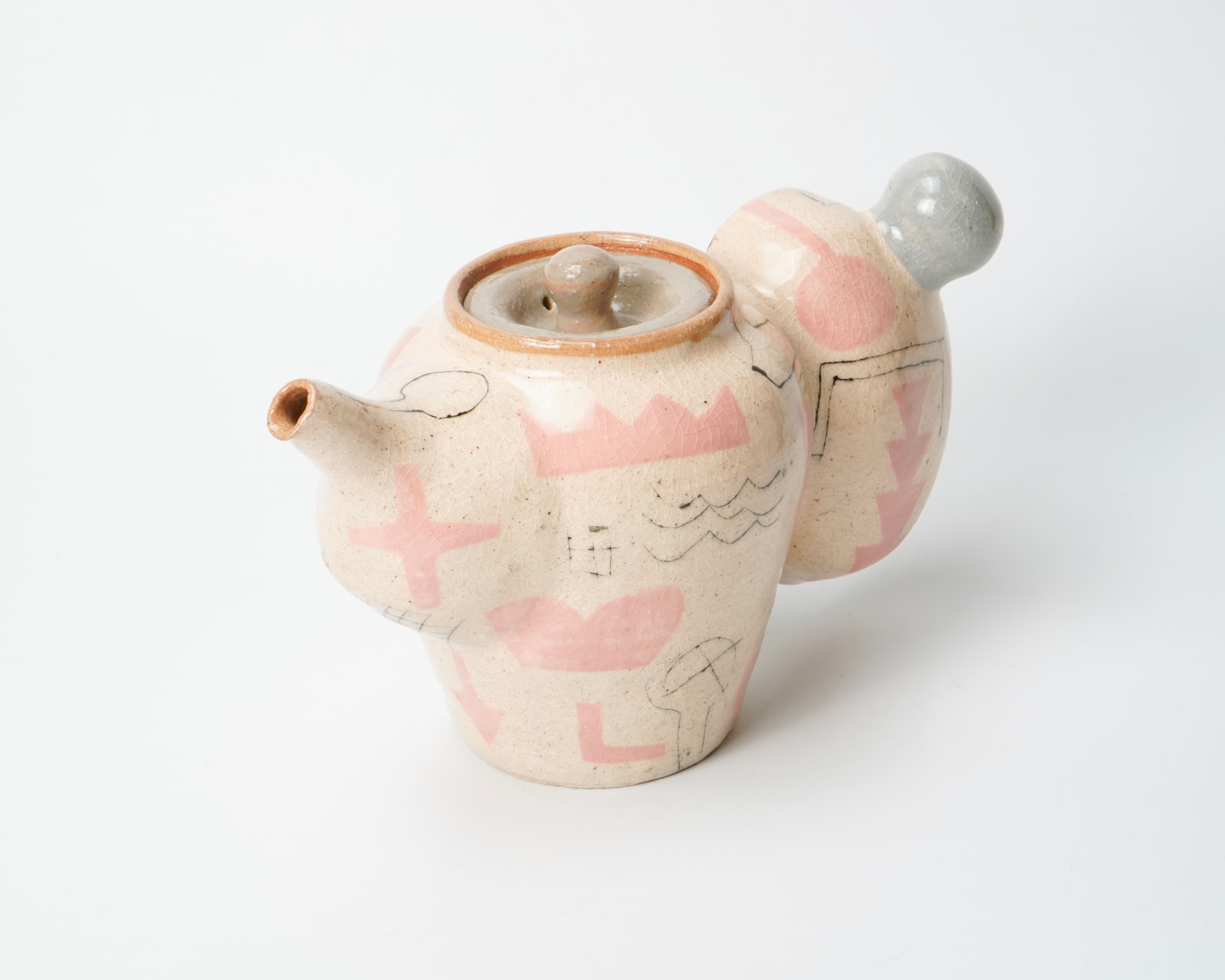 Kim Hono 金憲鎬, Pot 3 Grey-Beige