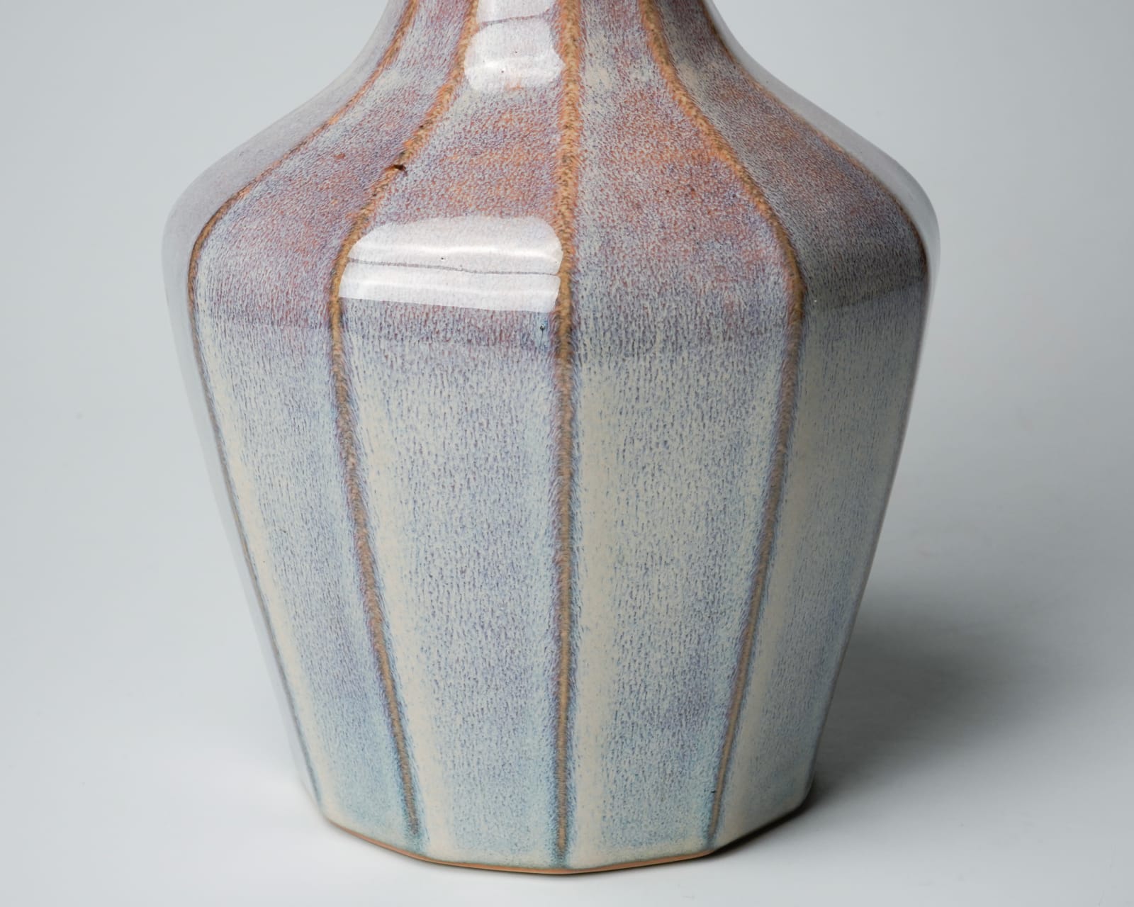 Miyanohara Ken 宮之原 謙, Yohen bottle neck flower vase 窯変 口花挿