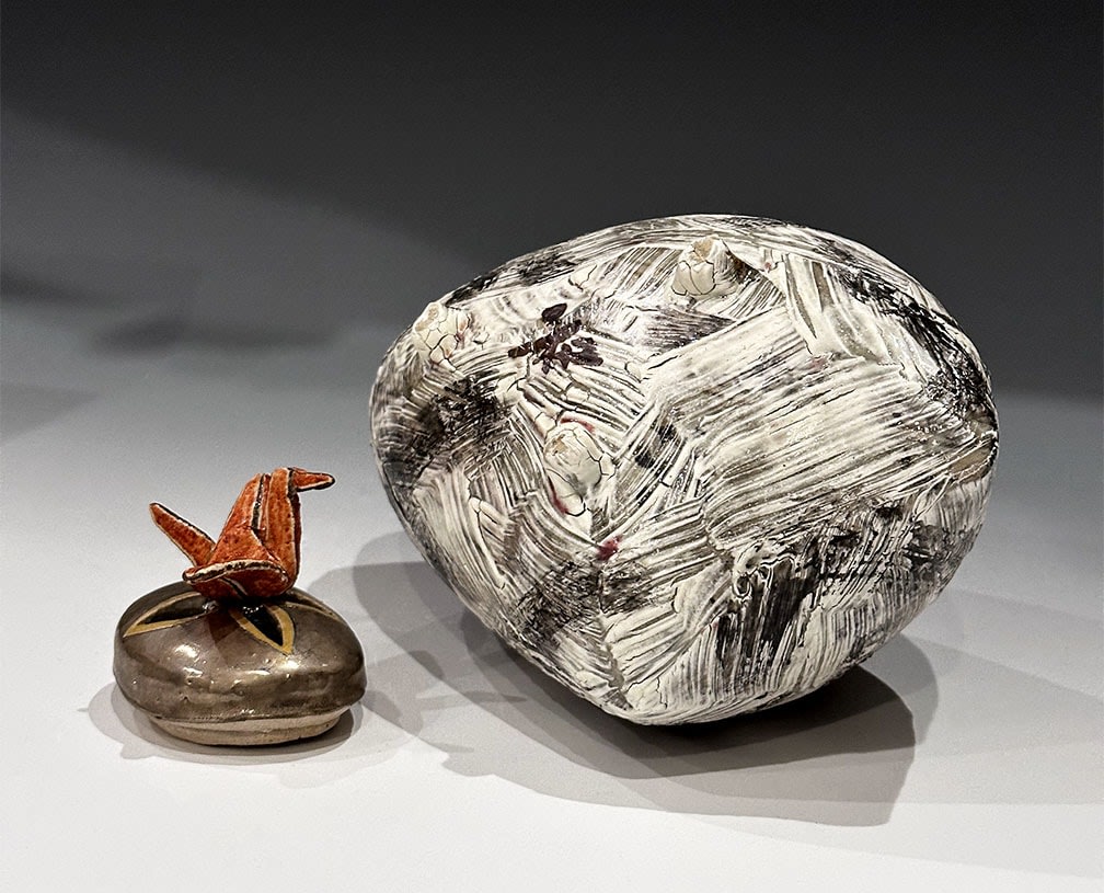 Takiguchi Kazuo 滝口和男, Incense burner "Floating in the wind"