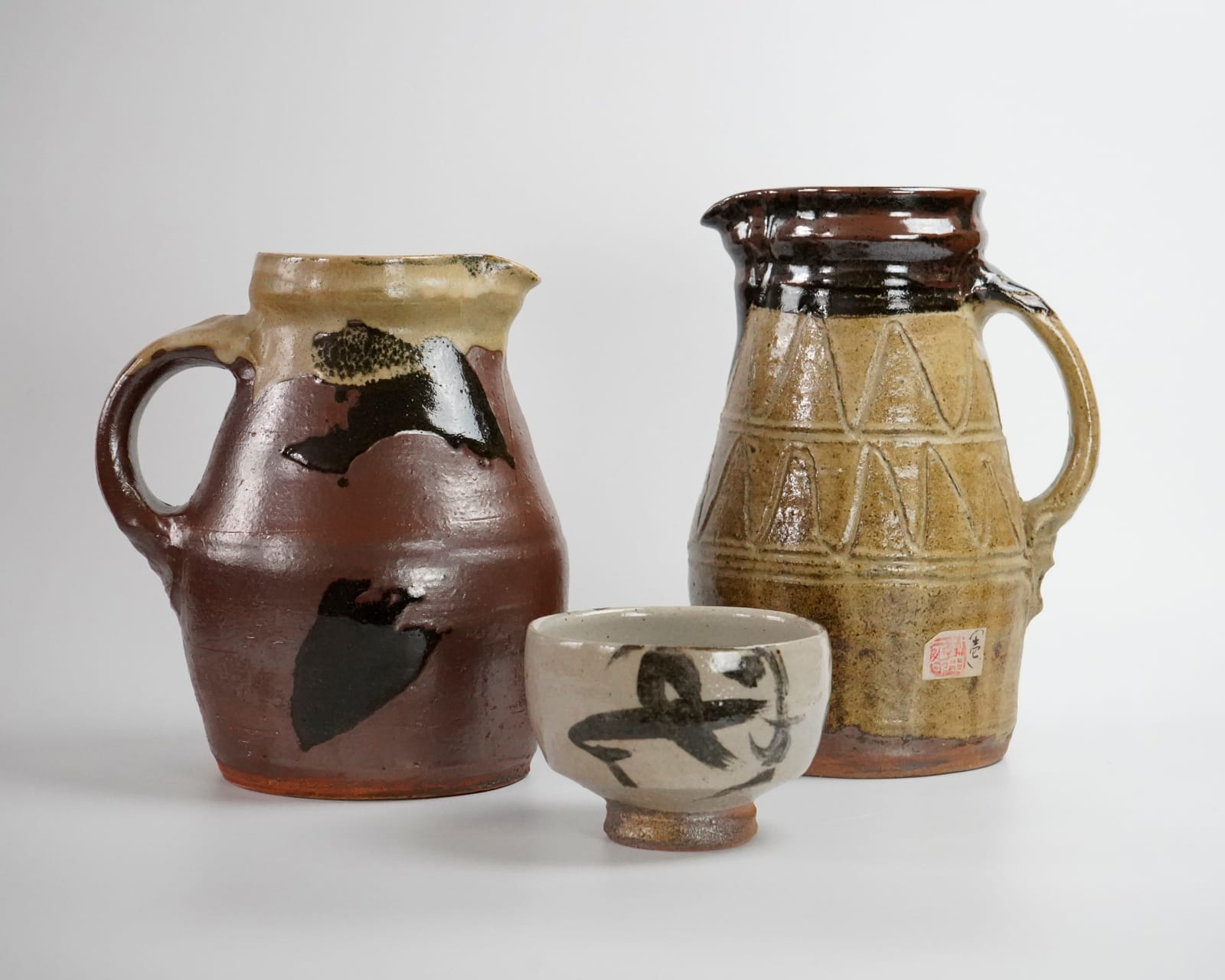 Murata Gen 村田 元, Pitcher with persimmon glaze