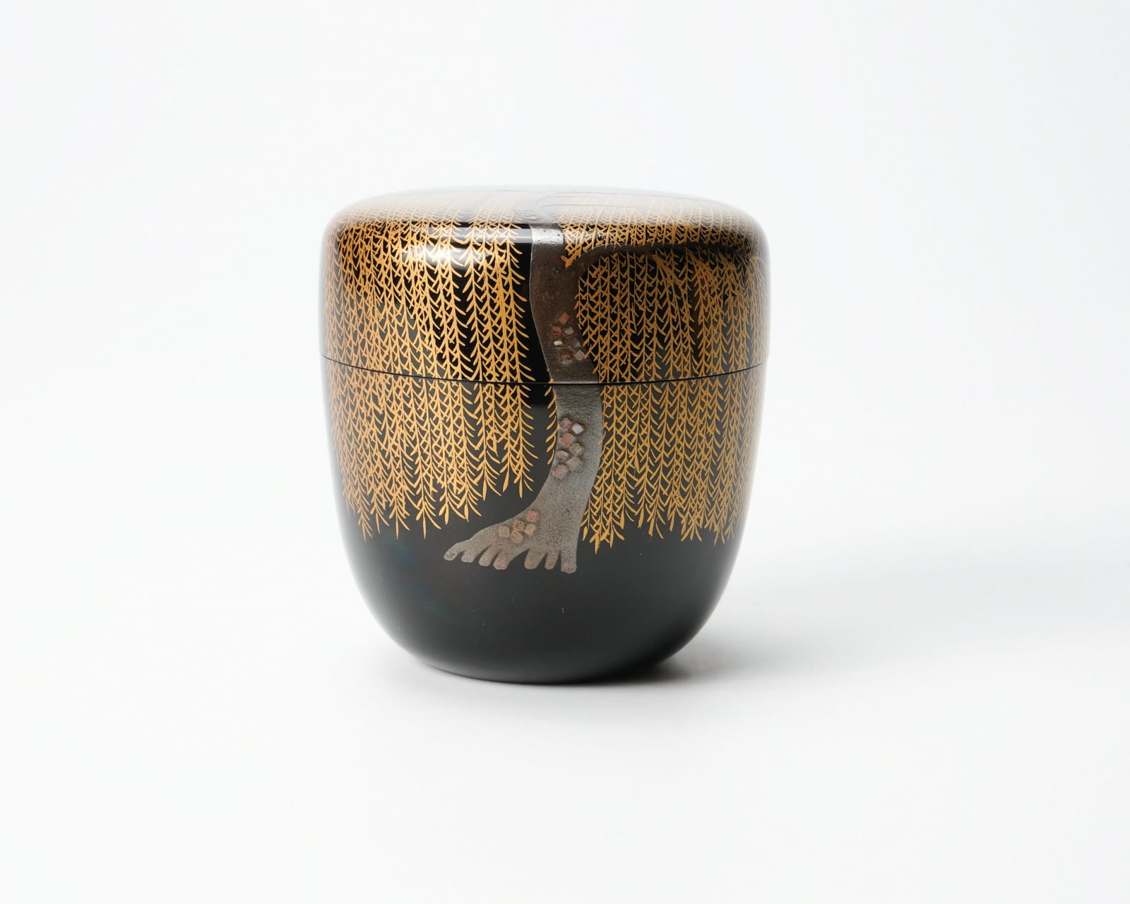 Takahashi Asaya 高橋朝也, Wajima lacquer natsume (tea caddy)