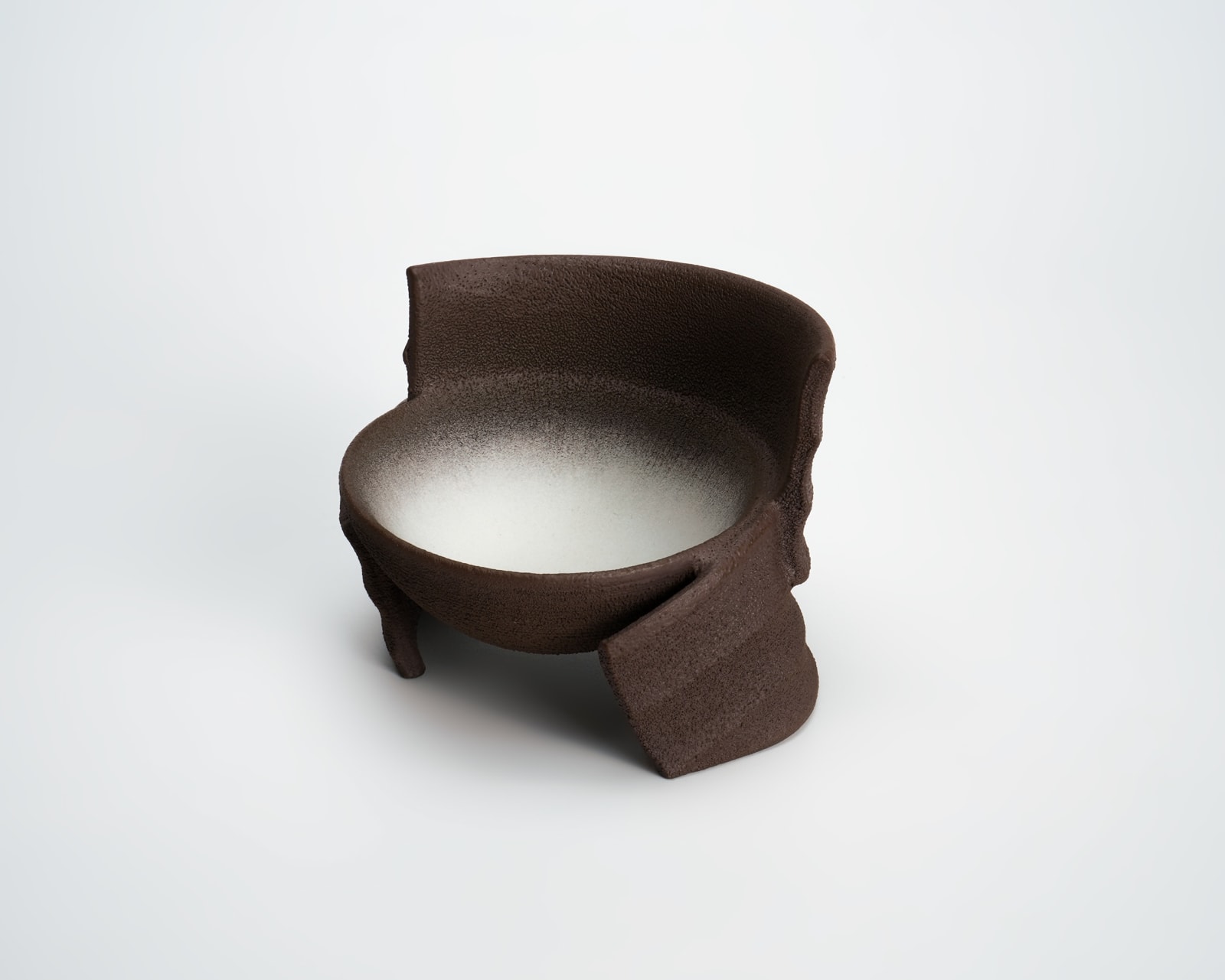 Matsutani Fumio 松谷文生, No.3 Kachi (brown) sake vessel, 2025