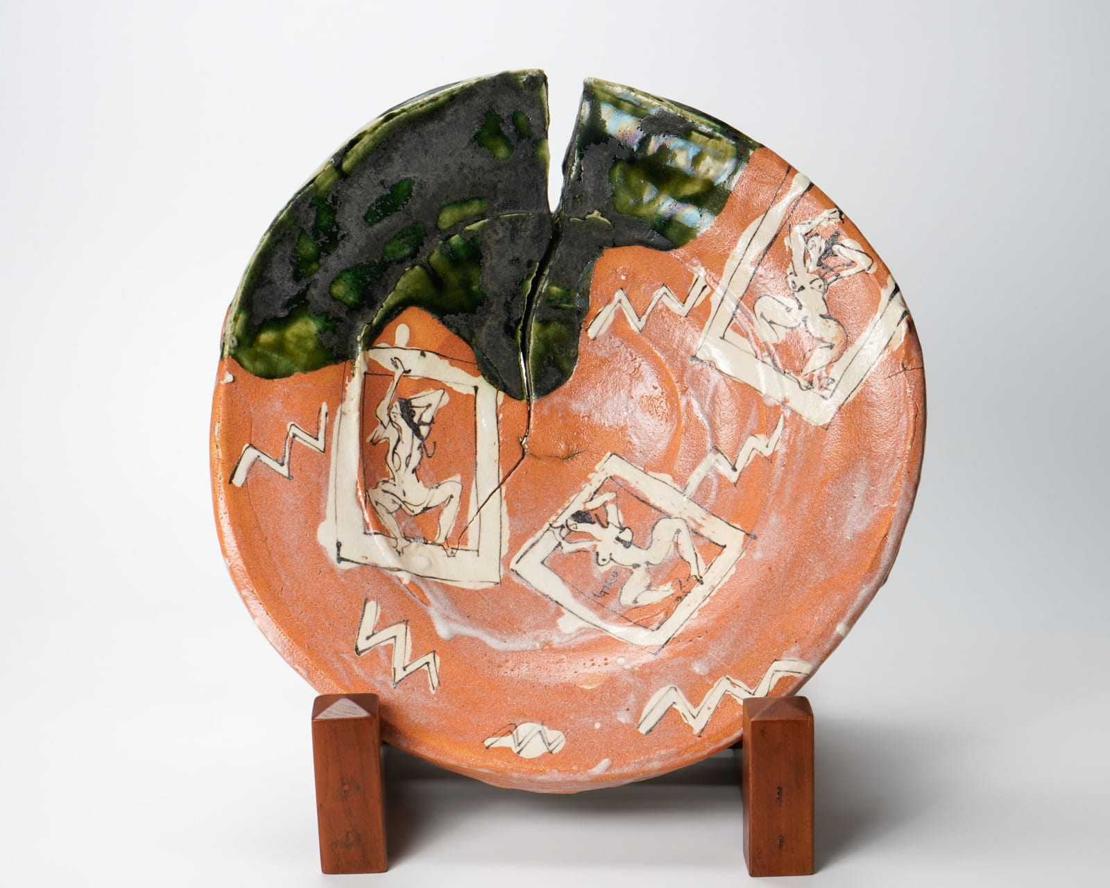 Suzuki Goro 鈴木五郎, Oribe hanging plate