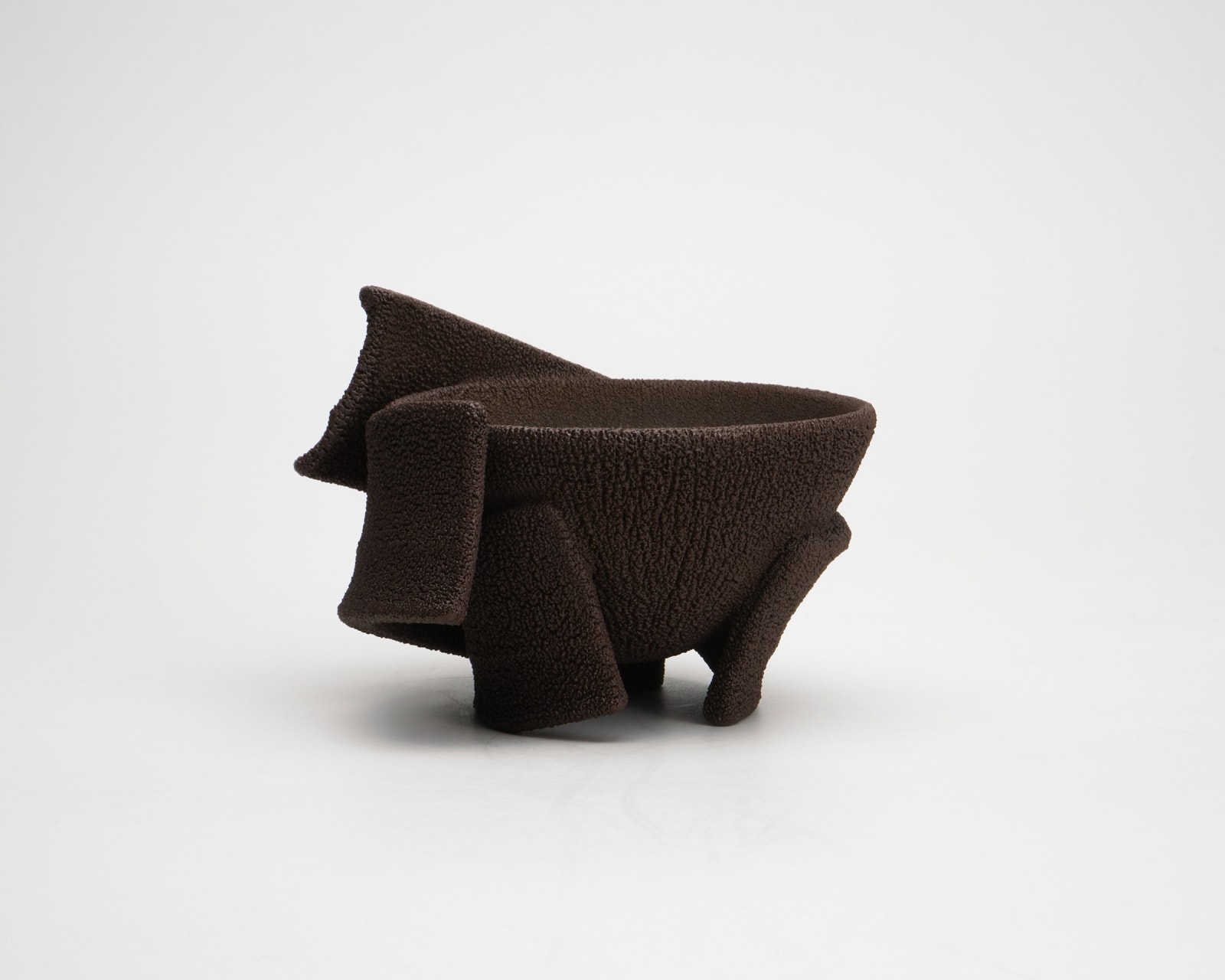 Matsutani Fumio 松谷文生, No.6 Kachi Kei (Brown) Sake cup, 2025