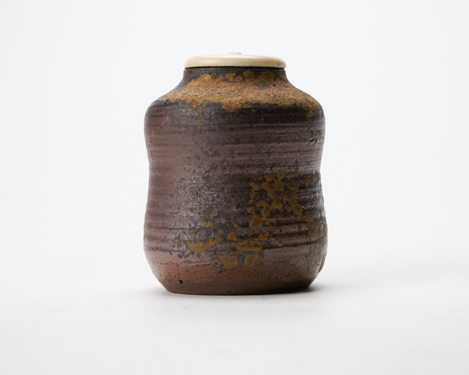 Mori Togaku 森 陶岳, Bizen tea caddy