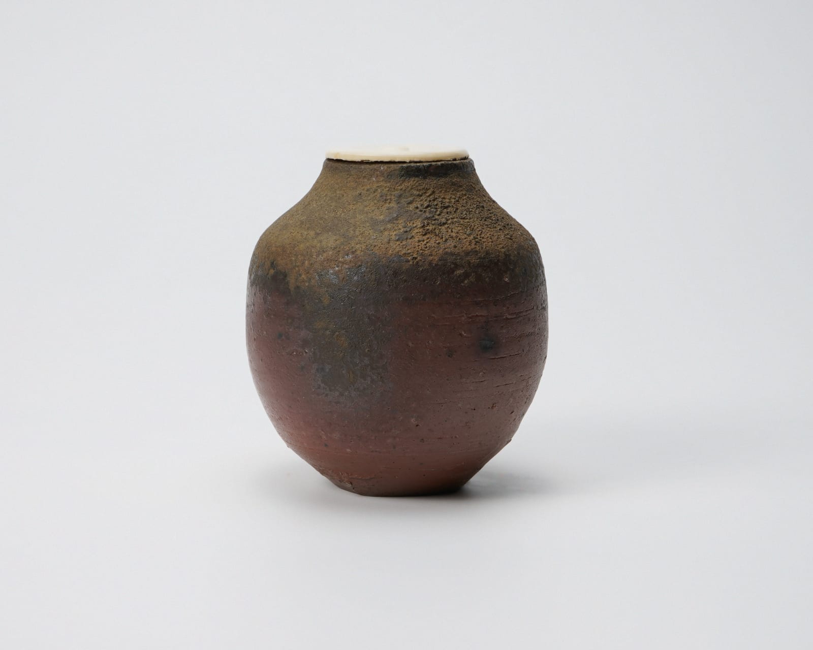 Fujiwara Yu 藤原雄, Bizen tea caddy 備前茶入
