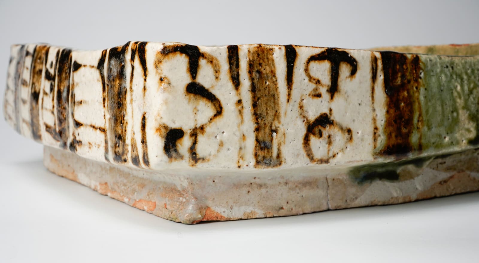 Tsuboshima Dohei 坪島 圡平, Oribe square platter