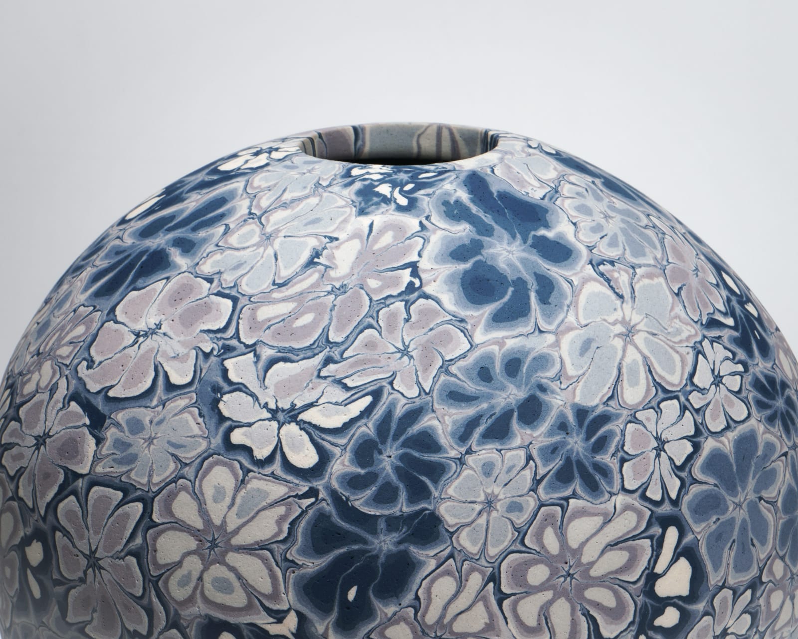 Matsui Kosei 松井康成, Neriage Jar, Seihaku series, 1990's